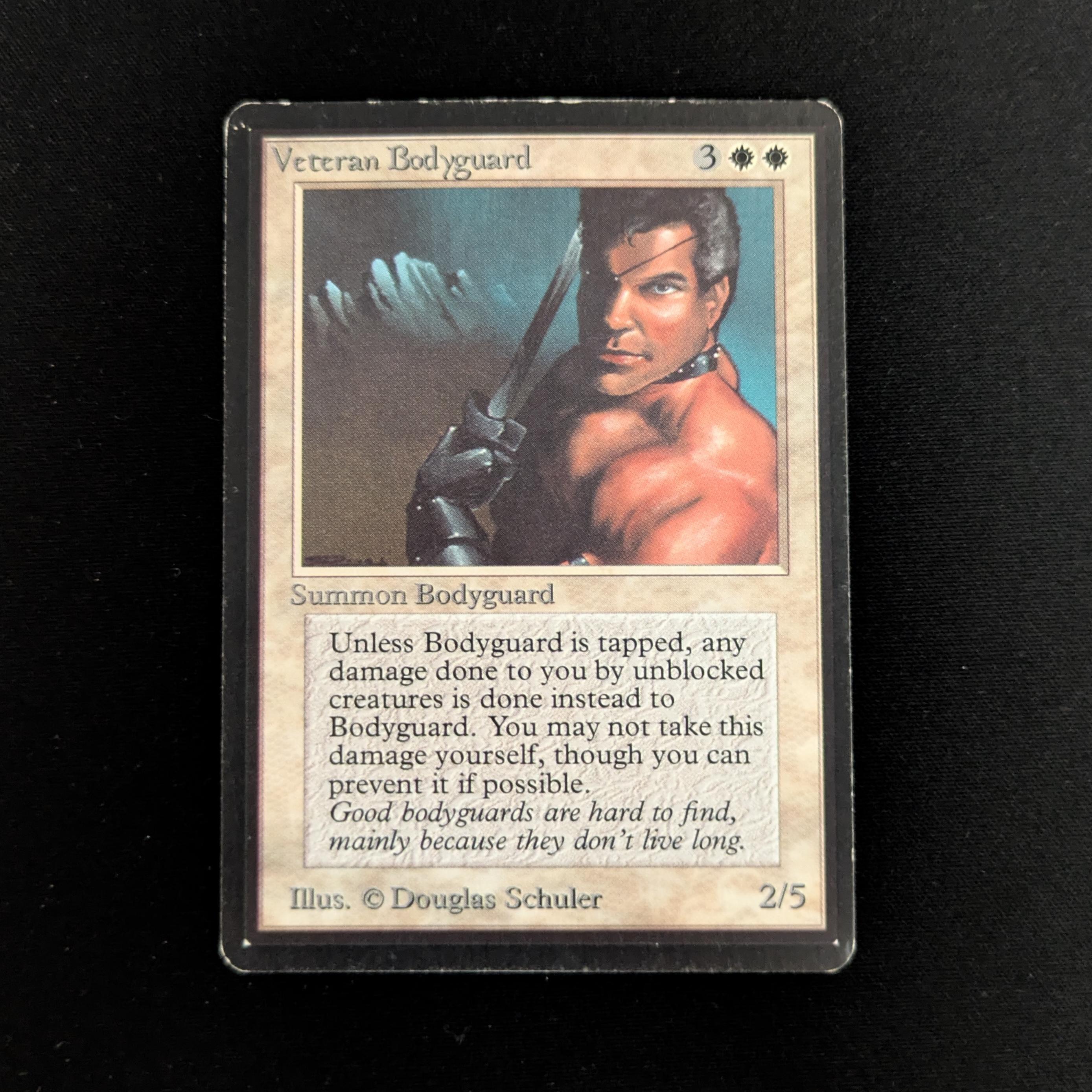 MTG Singles - Veteran Bodyguard - Beta - LP - 26745