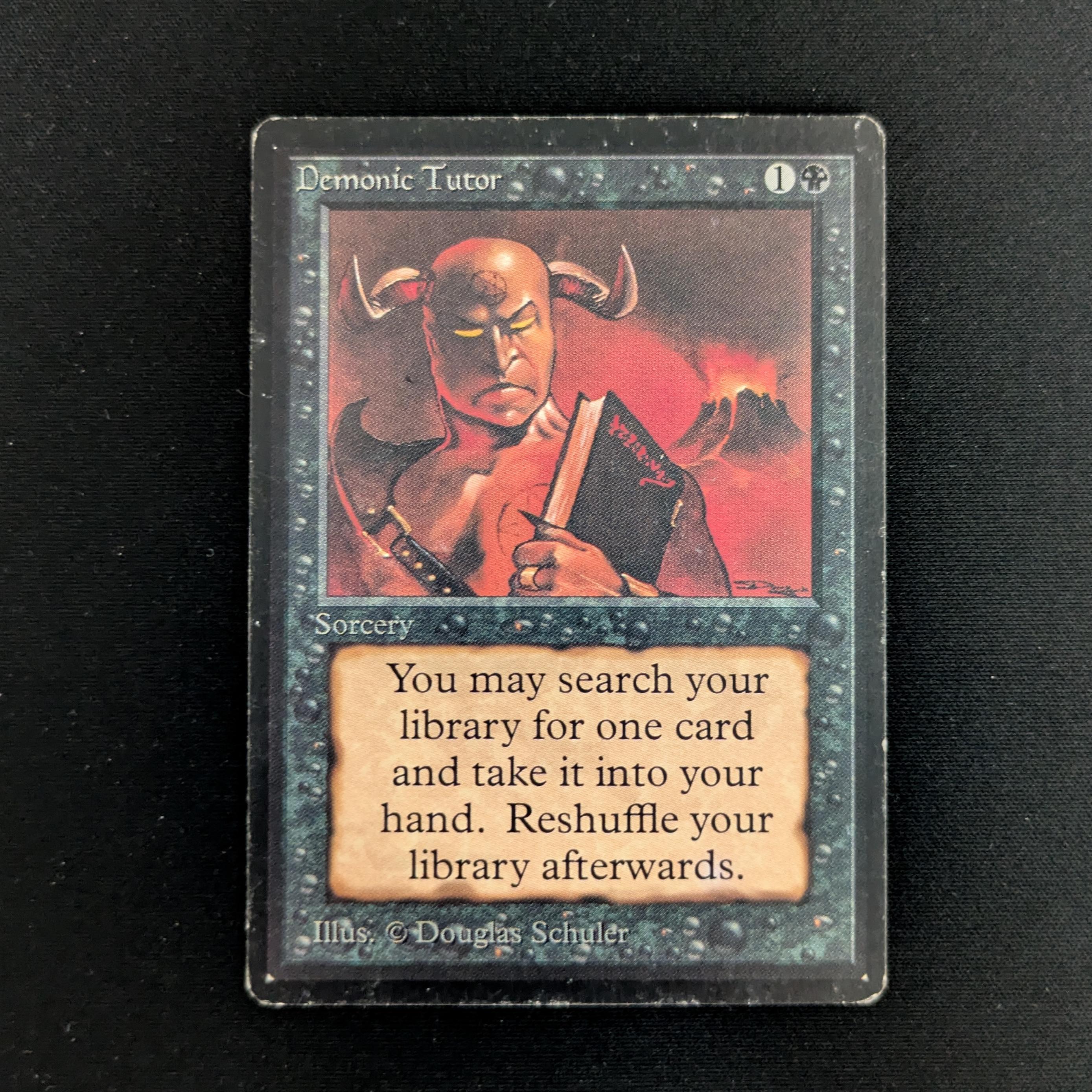 MTG Singles - Demonic Tutor - Beta - LP - 26746