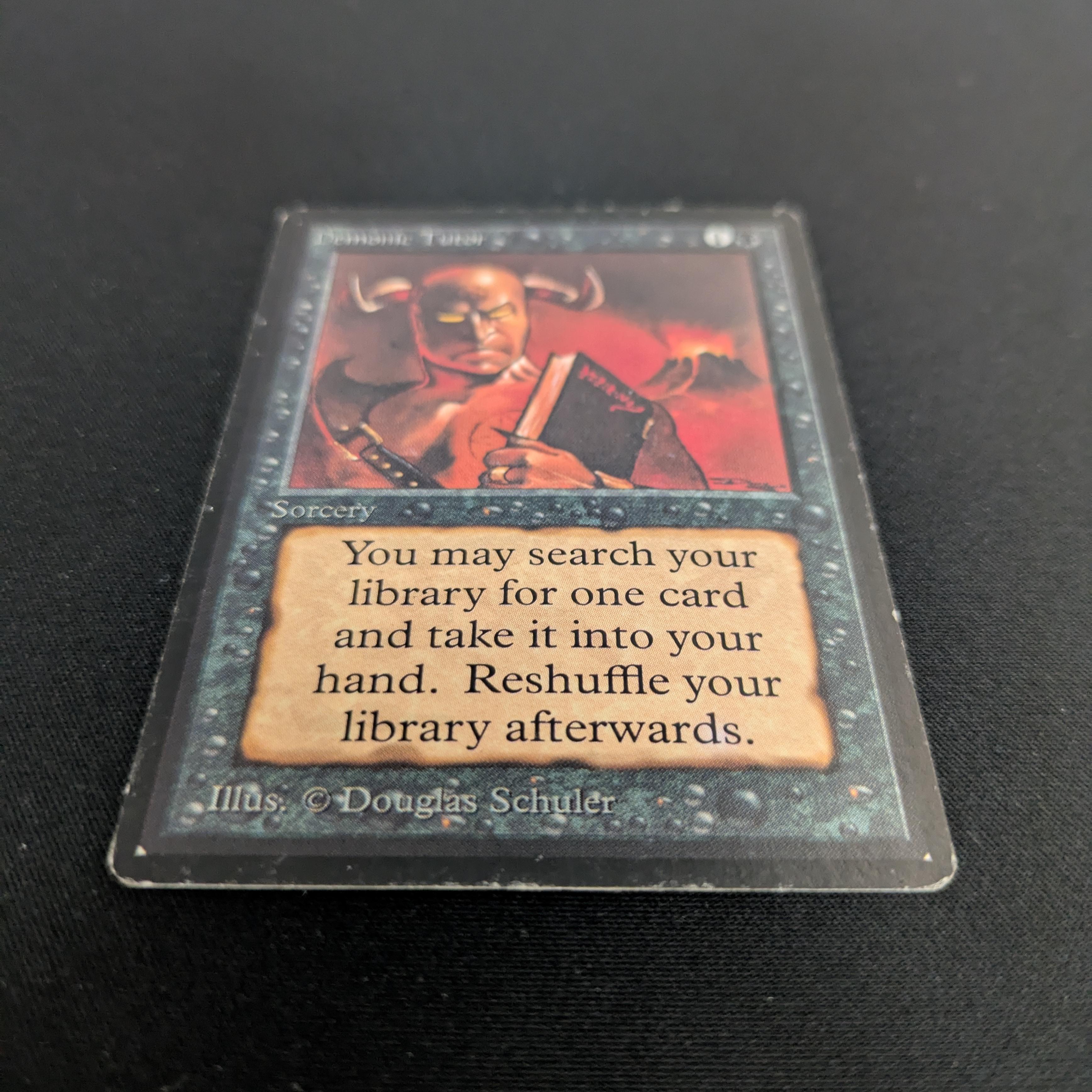 MTG Singles - Demonic Tutor - Beta - 