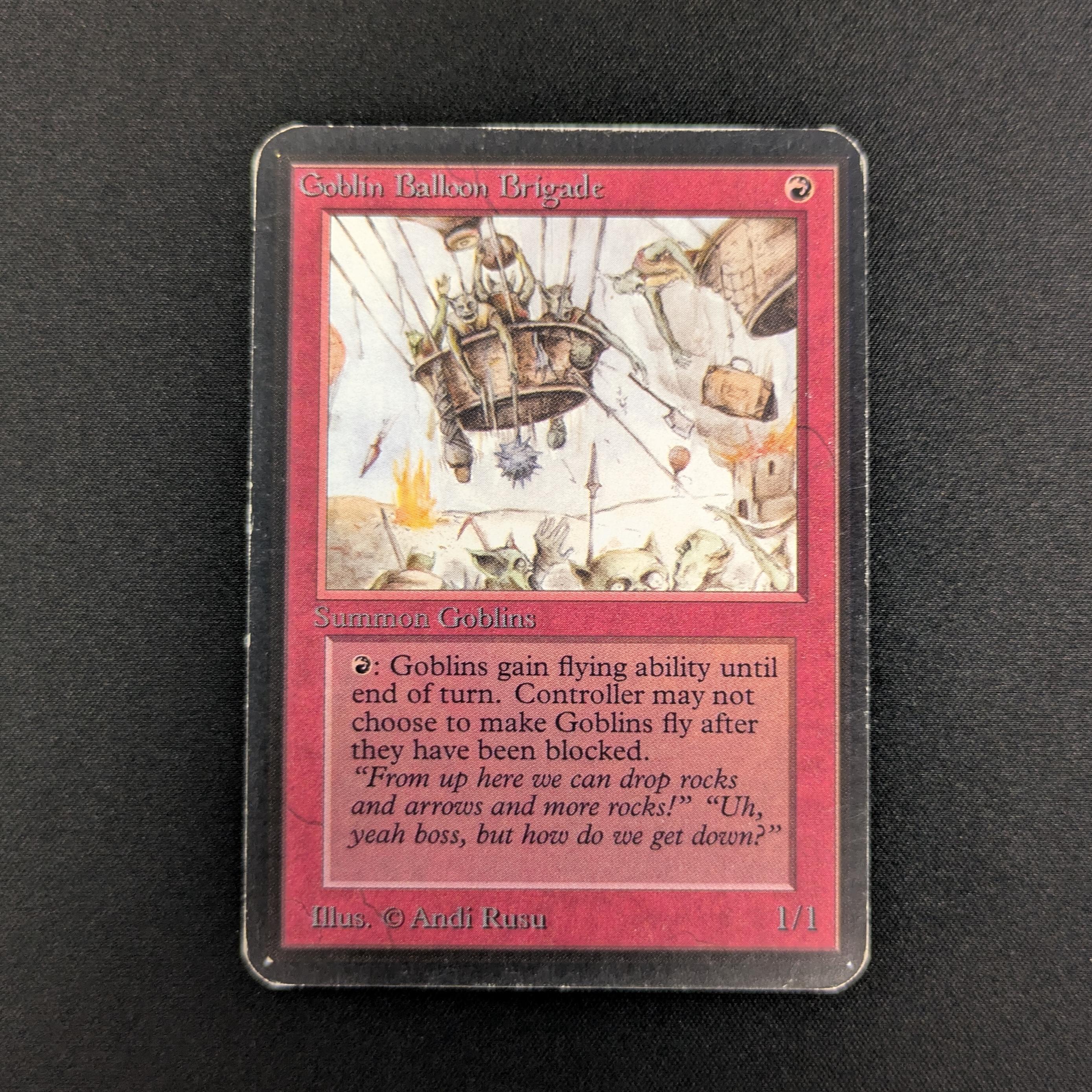 MTG Singles - Goblin Balloon Brigade - Alpha - LP - DING - 26907