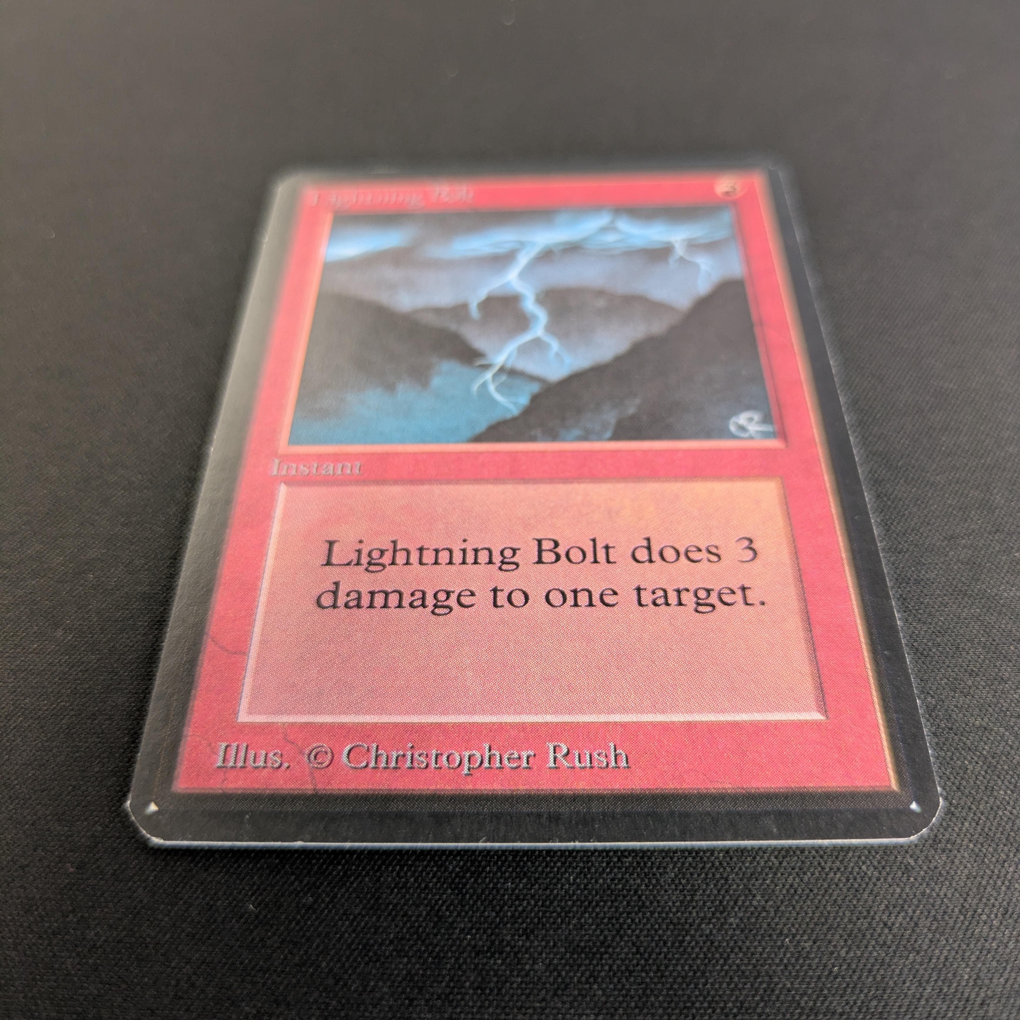 MTG Singles - Lightning Bolt - Alpha - 
