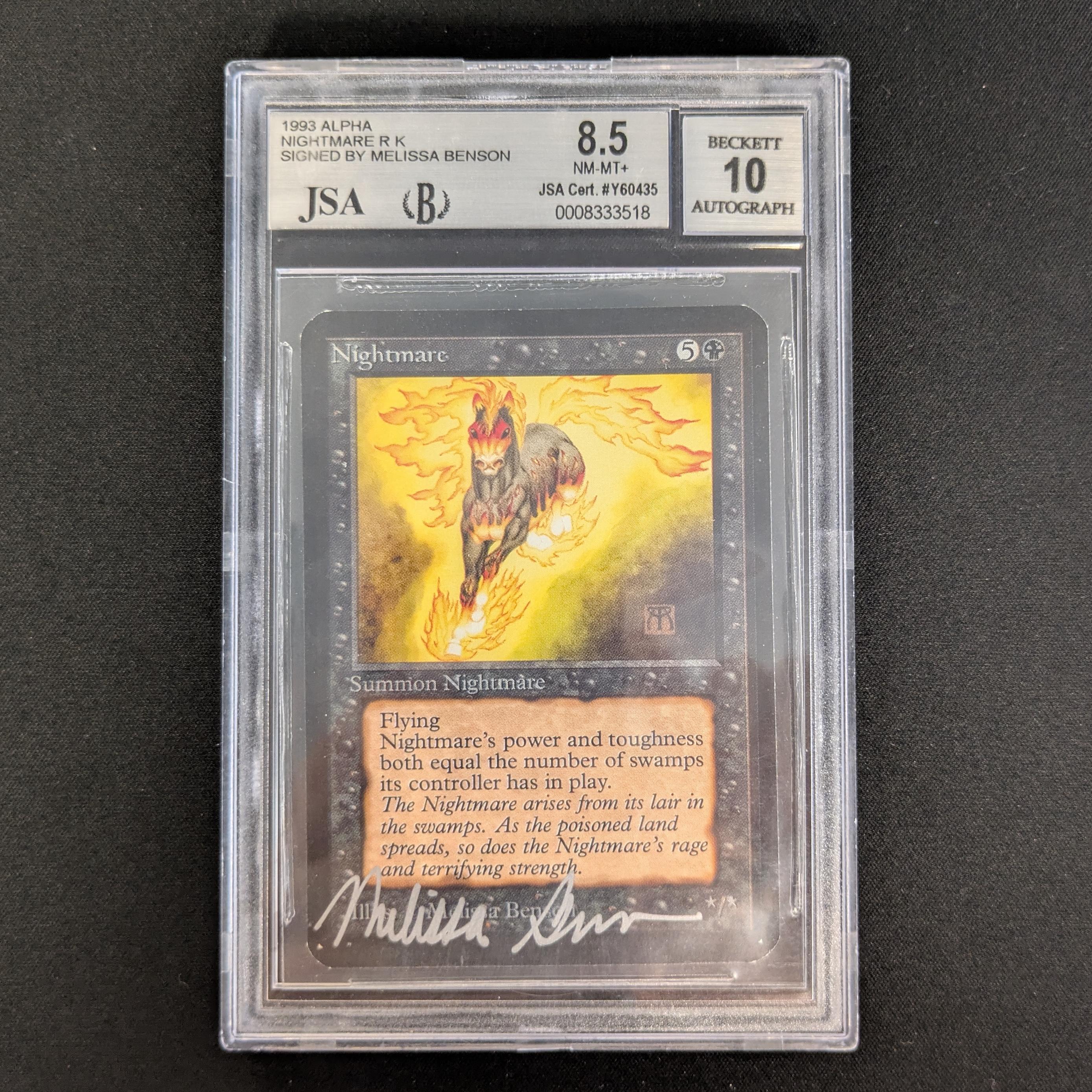 MTG Singles - Nightmare - Alpha - BGS 8.5 - SIGNED - 26982