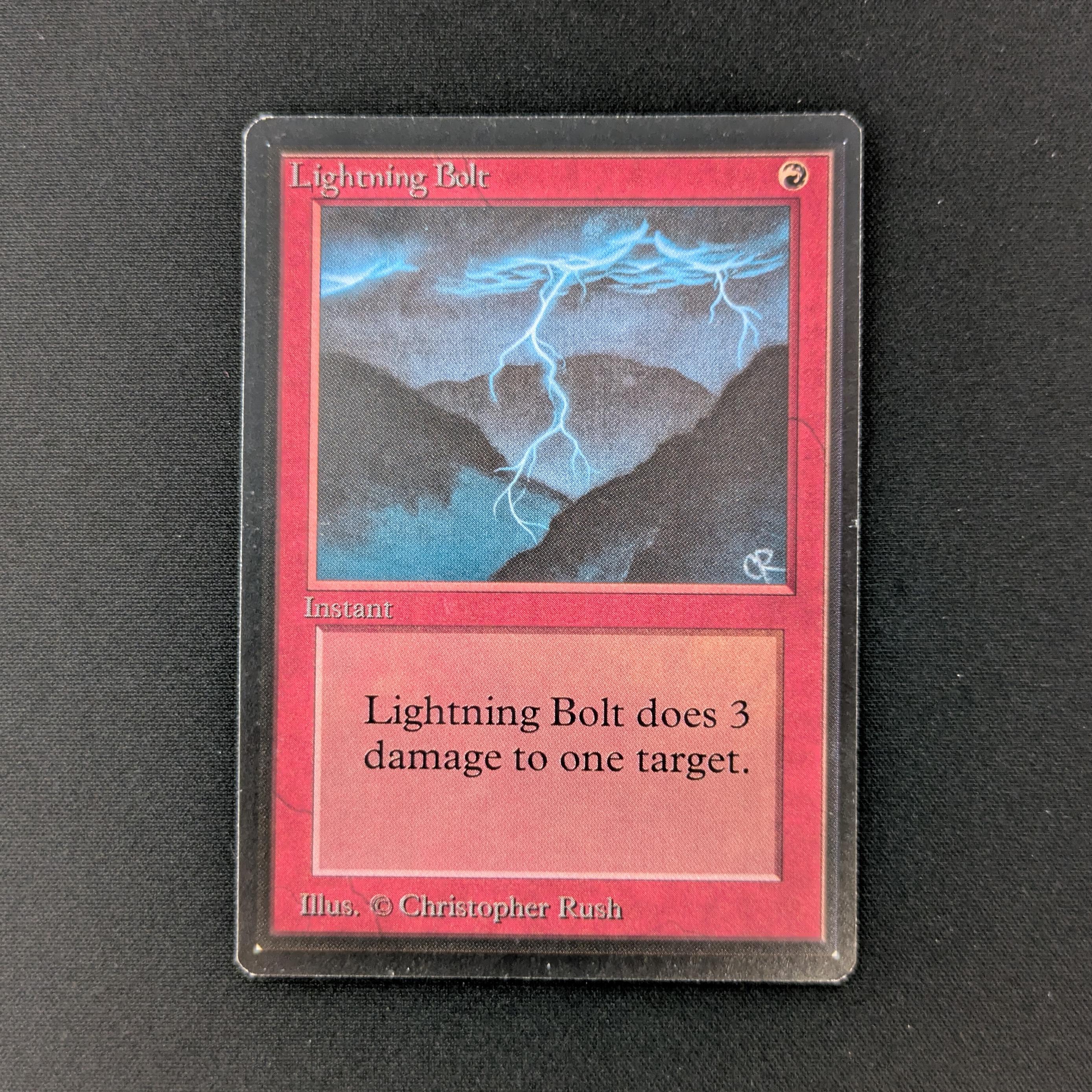 MTG Singles - Lightning Bolt - Beta - EX - 27013