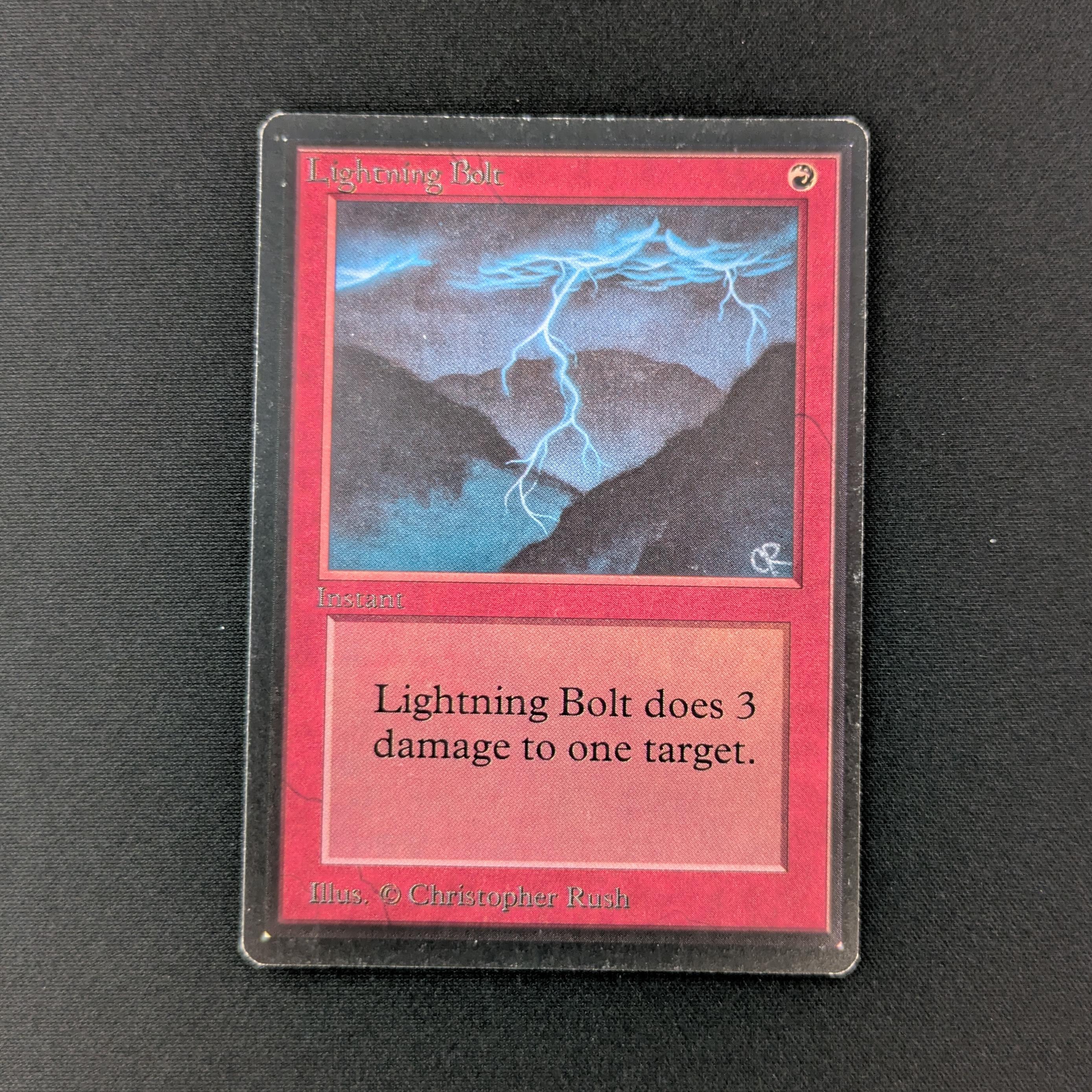 MTG Singles - Lightning Bolt - Beta - GD - 27015