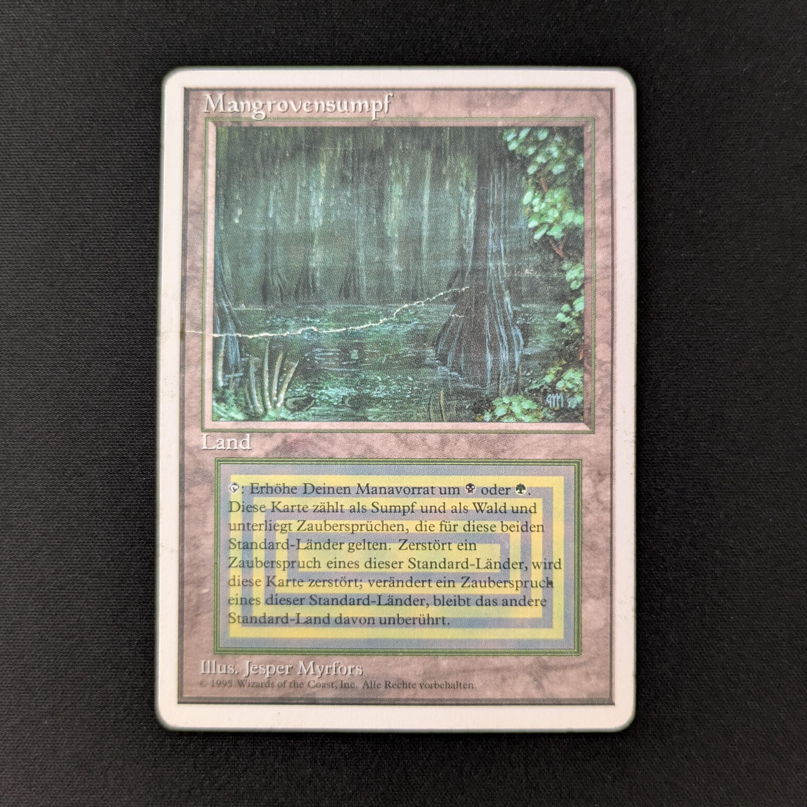 MTG Singles - Bayou - Foreign White Bordered - German - PO - 27062