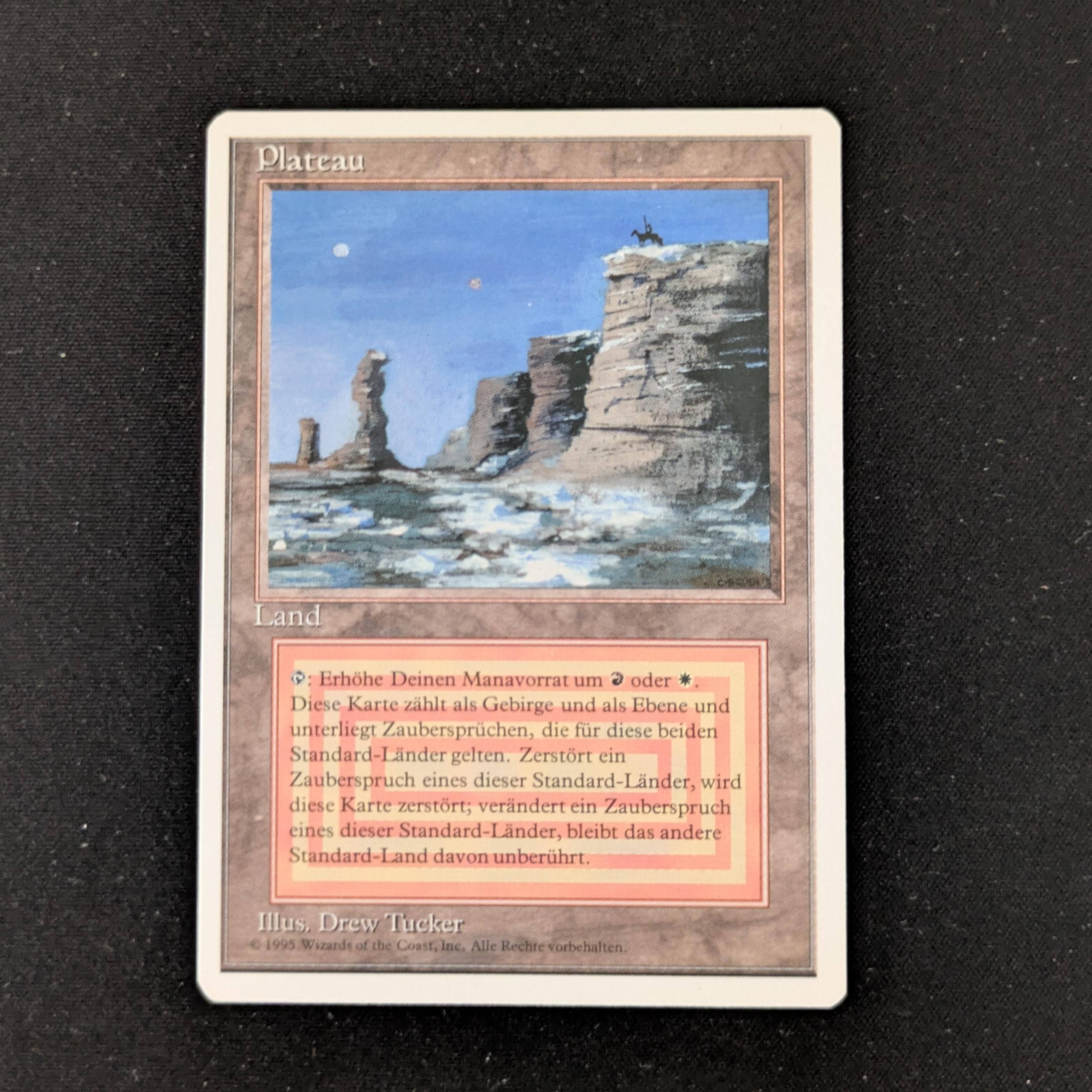 MTG Singles - Plateau - Foreign White Bordered - German - EX - 27142