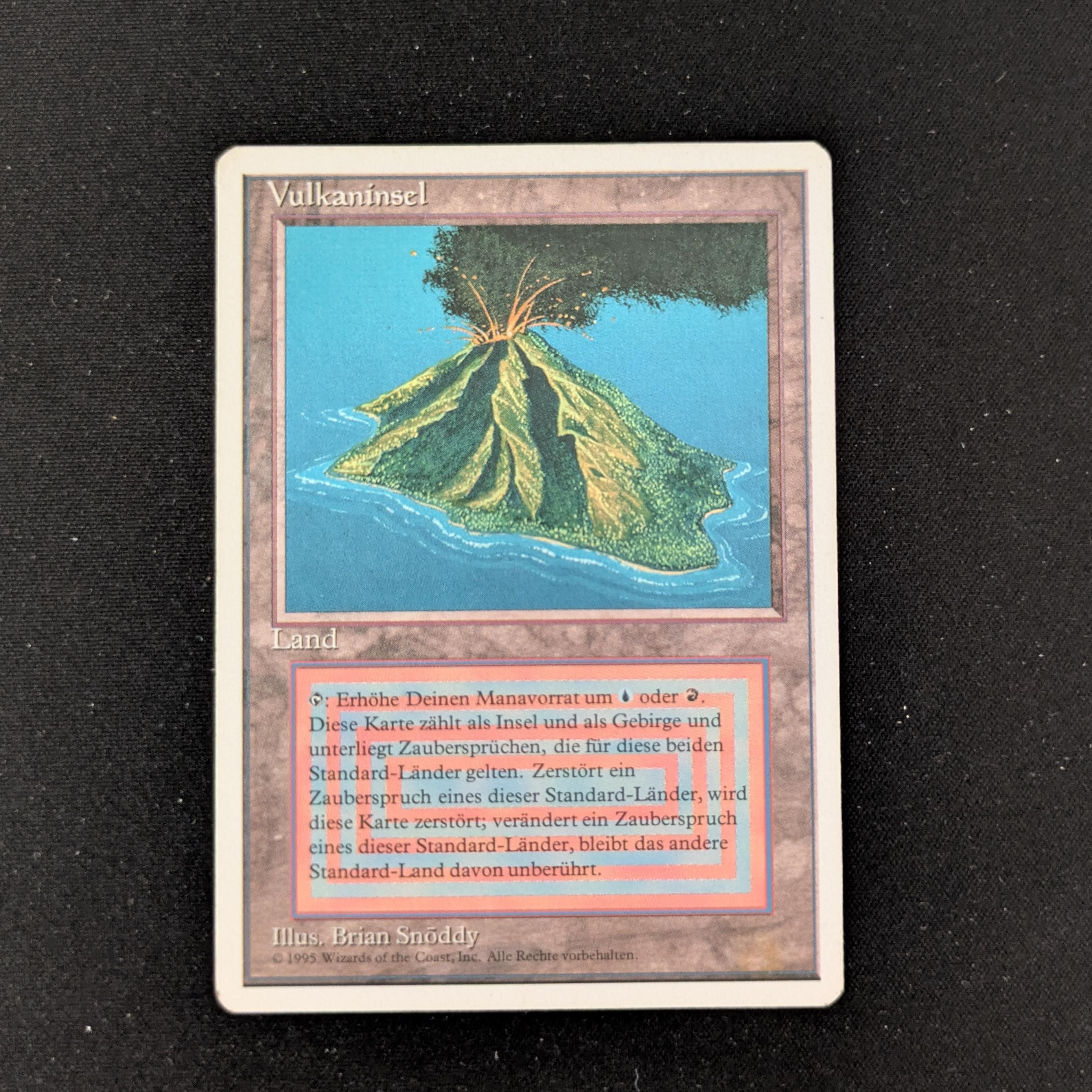 MTG Singles - Volcanic Island - Foreign White Bordered - German - LP - 27153