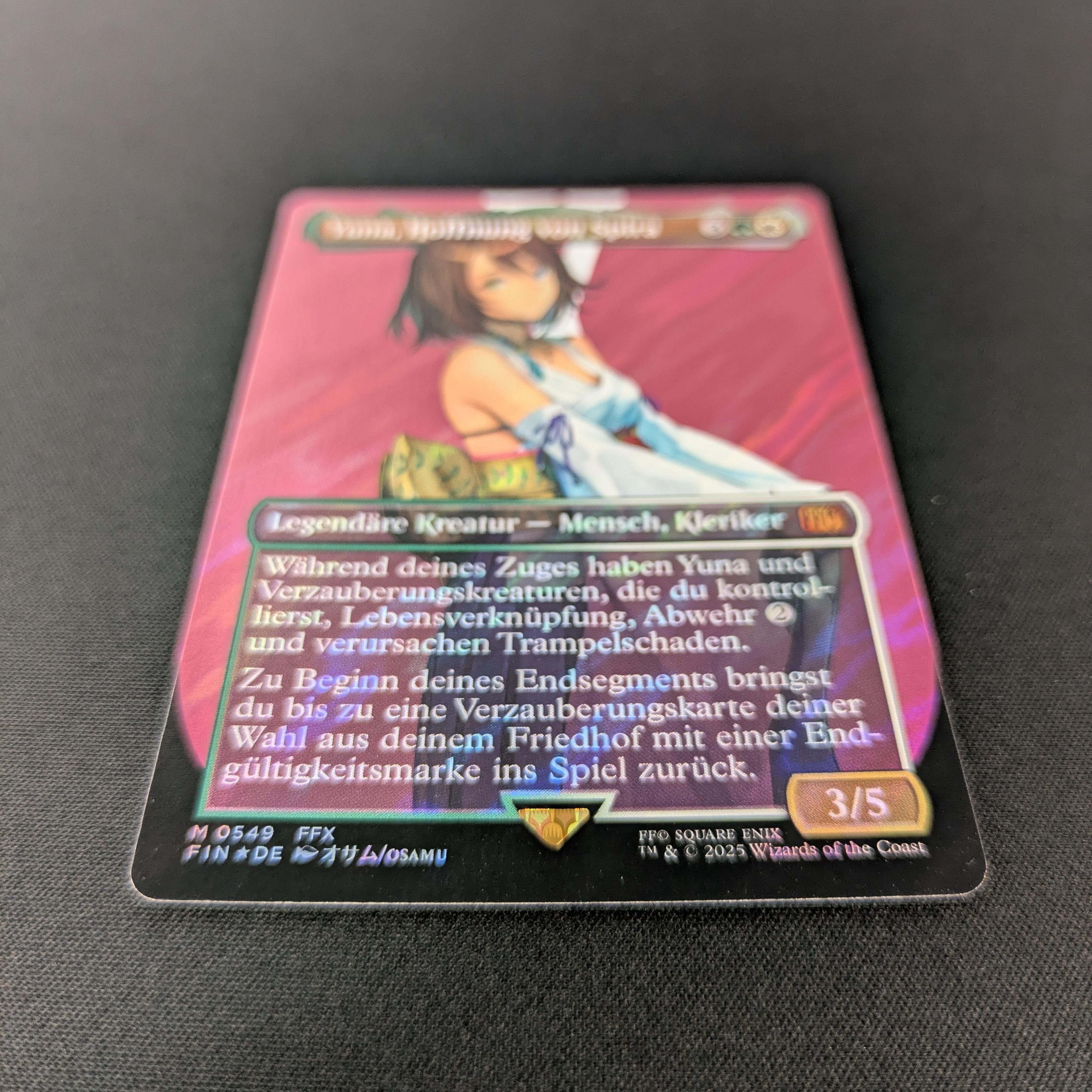 MTG Singles - [FOIL] Yuna, Hope of Spira (Surge Foil) - Magic: The Gathering - FINAL FANTASY: Extras - NM - 