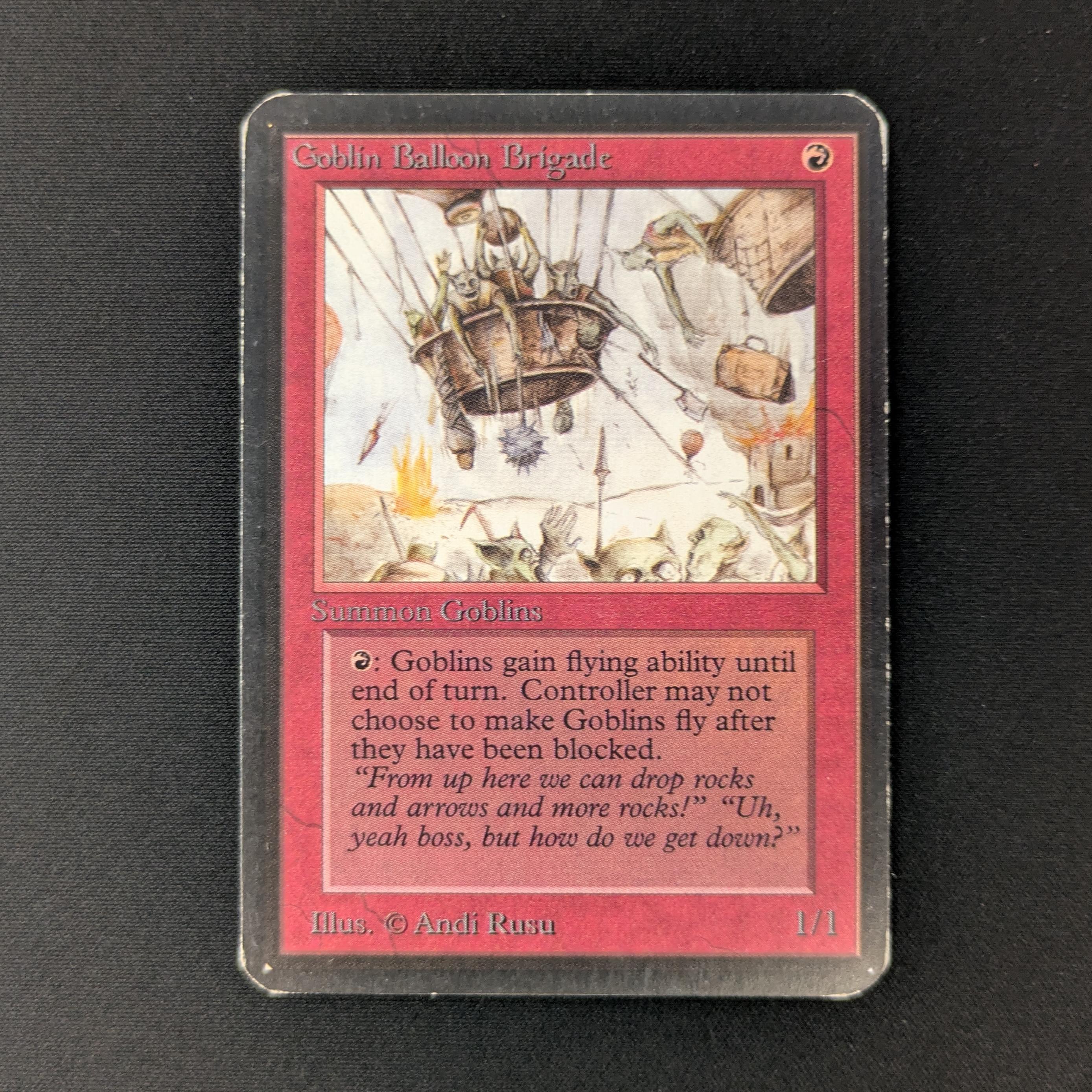 MTG Singles - Goblin Balloon Brigade - Alpha - LP - 27250