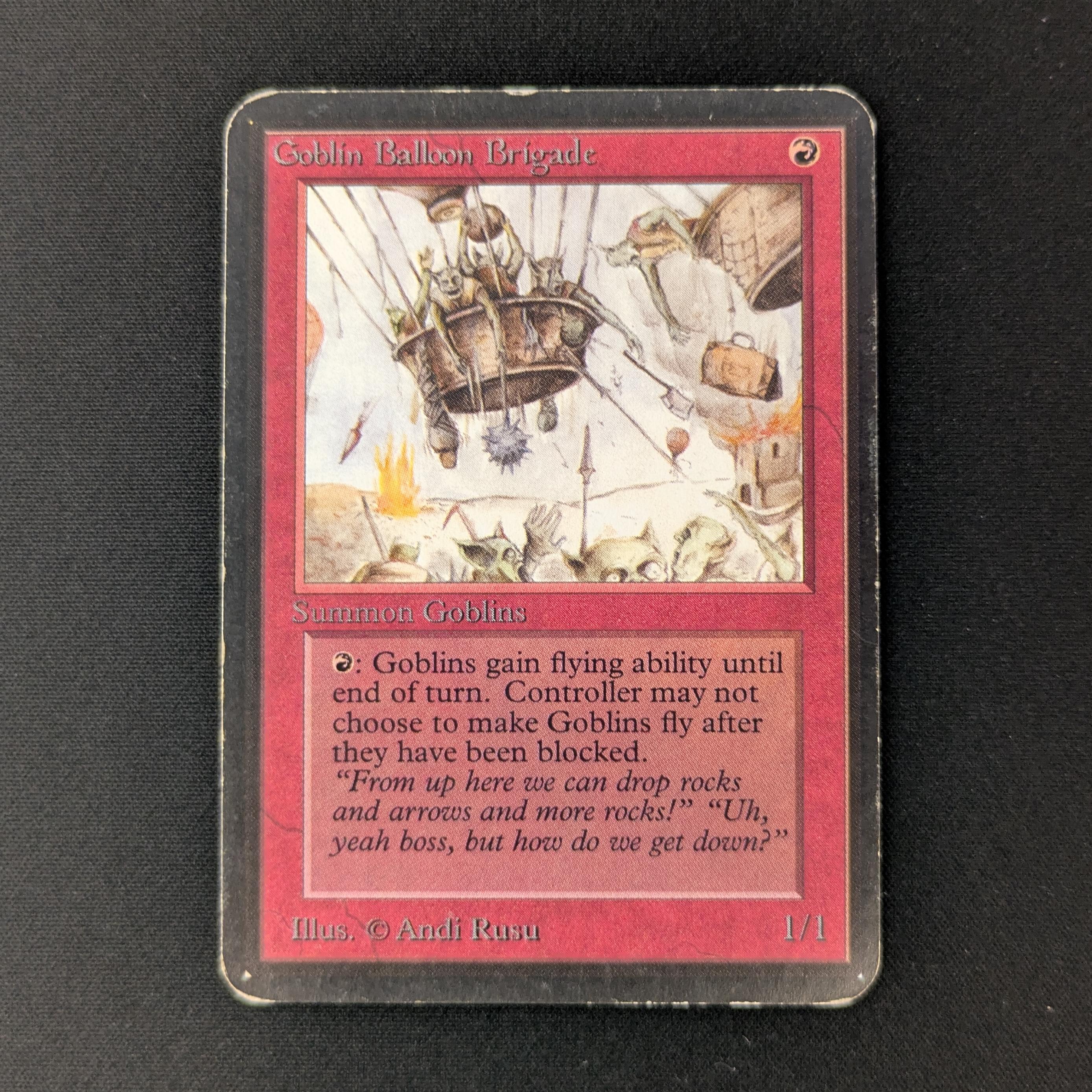 MTG Singles - Goblin Balloon Brigade - Alpha - LP - 27251