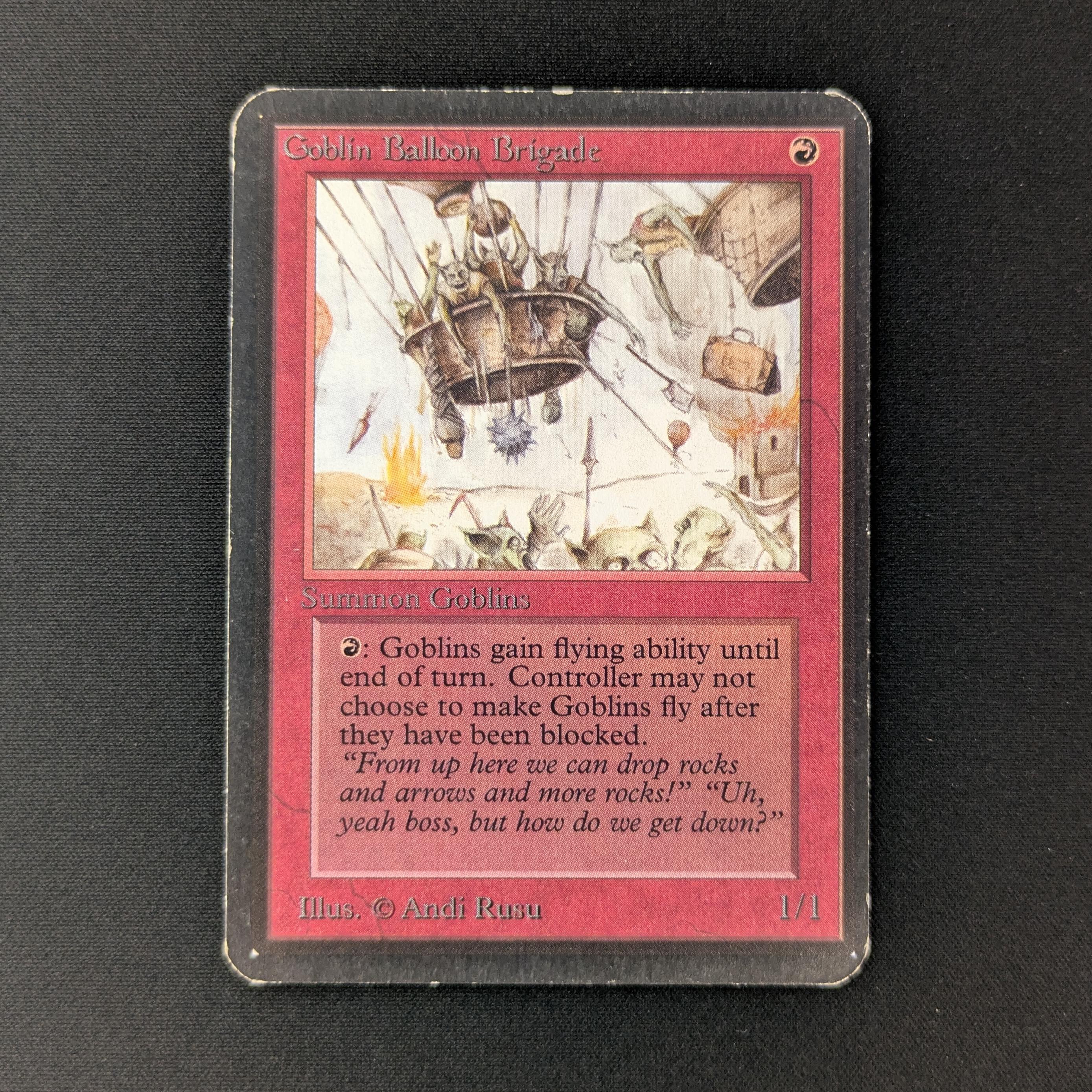 MTG Singles - Goblin Balloon Brigade - Alpha - LP - 27252