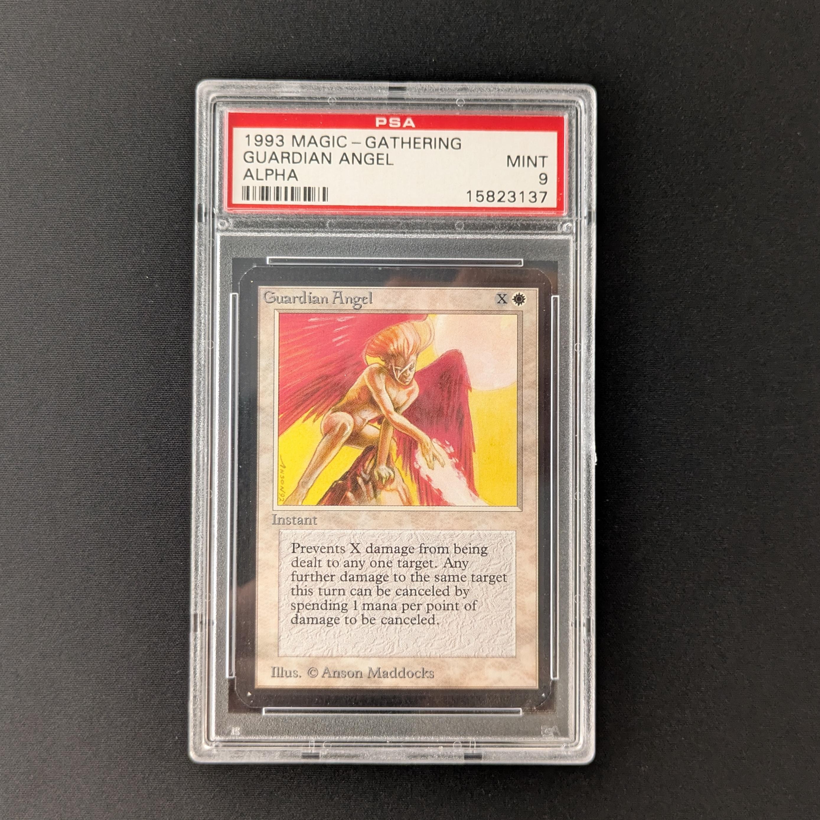 MTG Singles - Guardian Angel - Alpha - PSA 9 - 