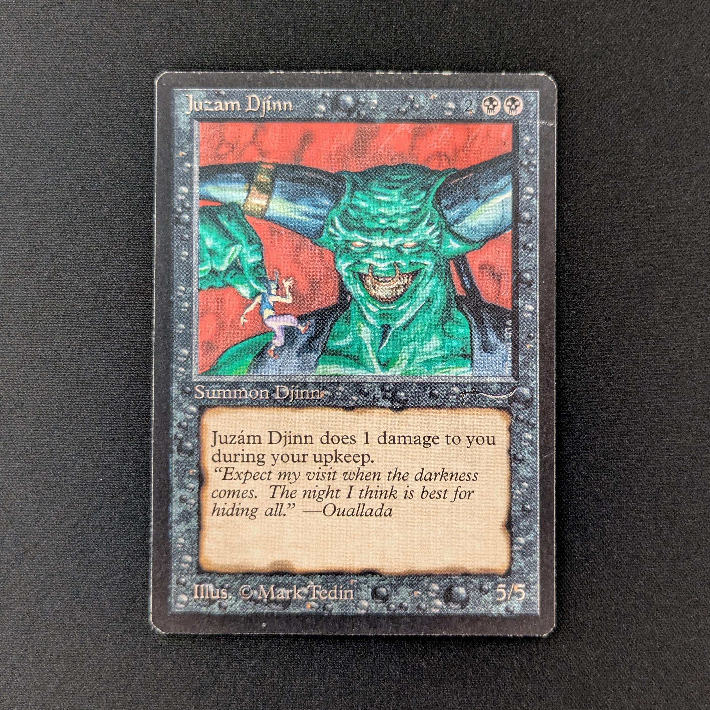 MTG Singles - Juzam Djinn - Arabian Nights - LP - 27374