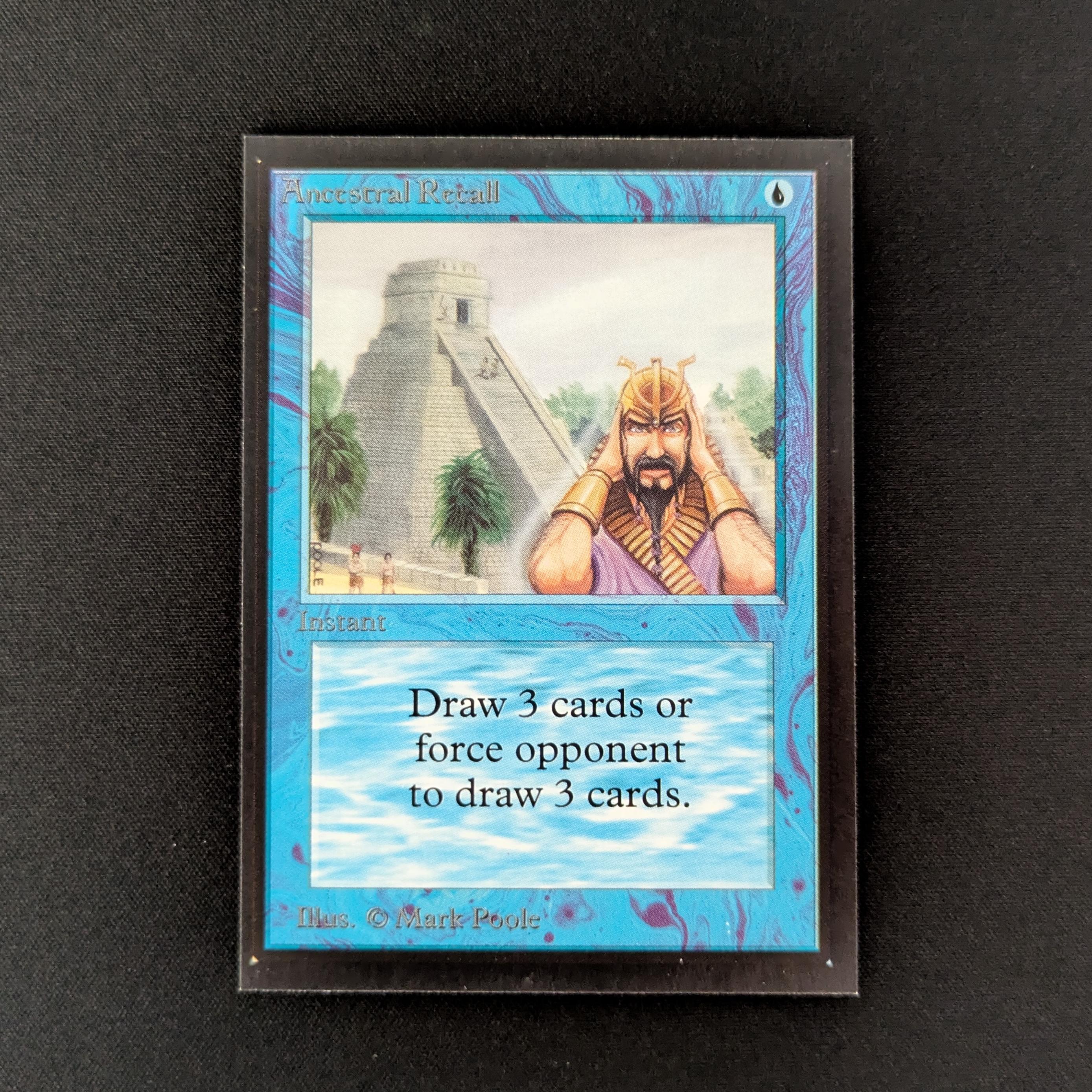 MTG Singles - Ancestral Recall - Collectors' Edition - EX - 27456