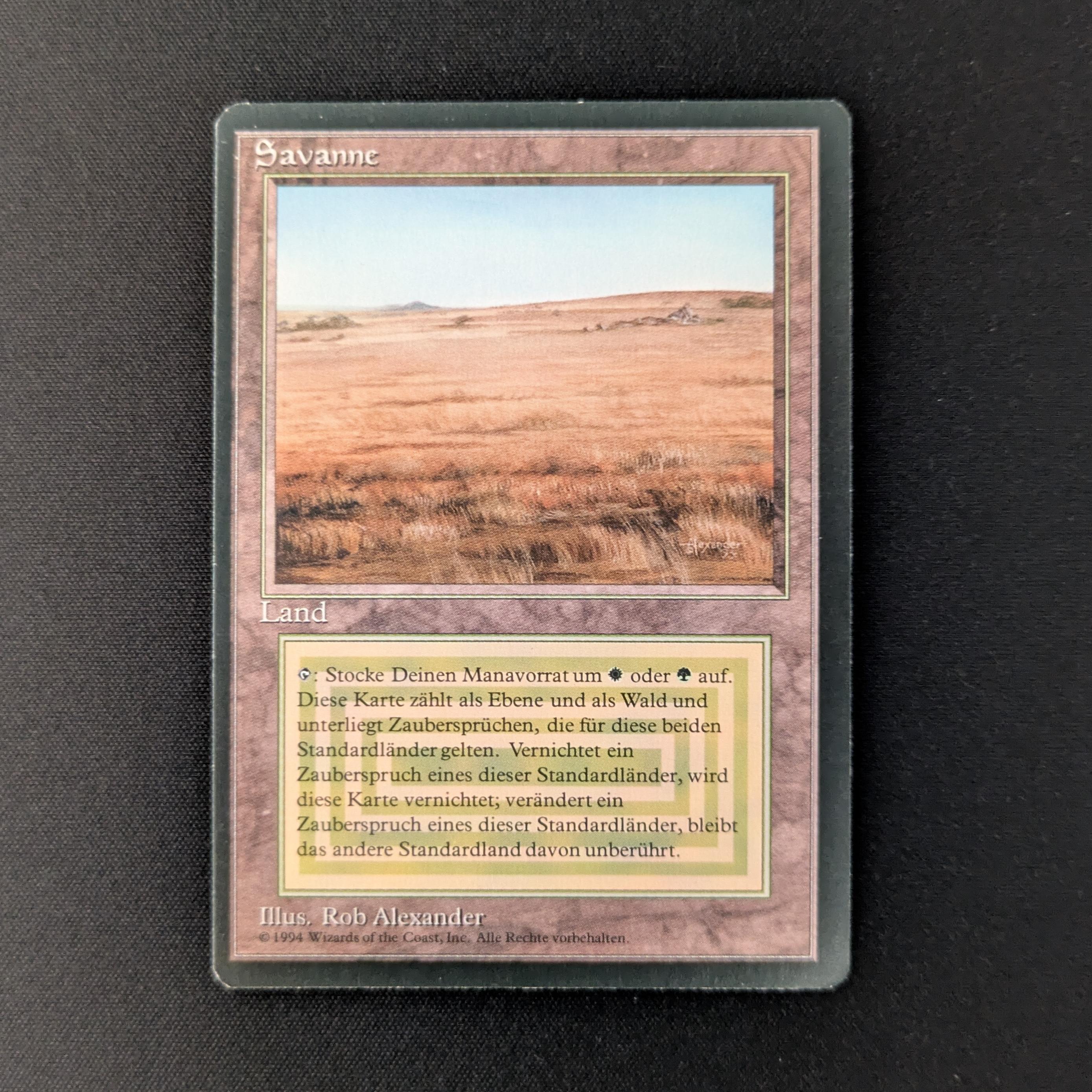 MTG Singles - Savannah - Foreign Black Bordered - German - NM - 27538