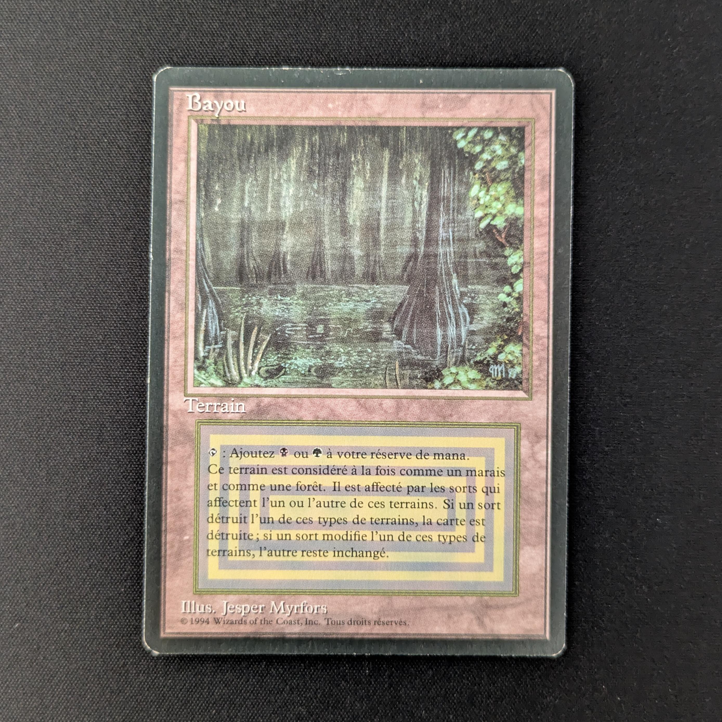MTG Singles - Bayou - Foreign Black Bordered - French - EX - 27541