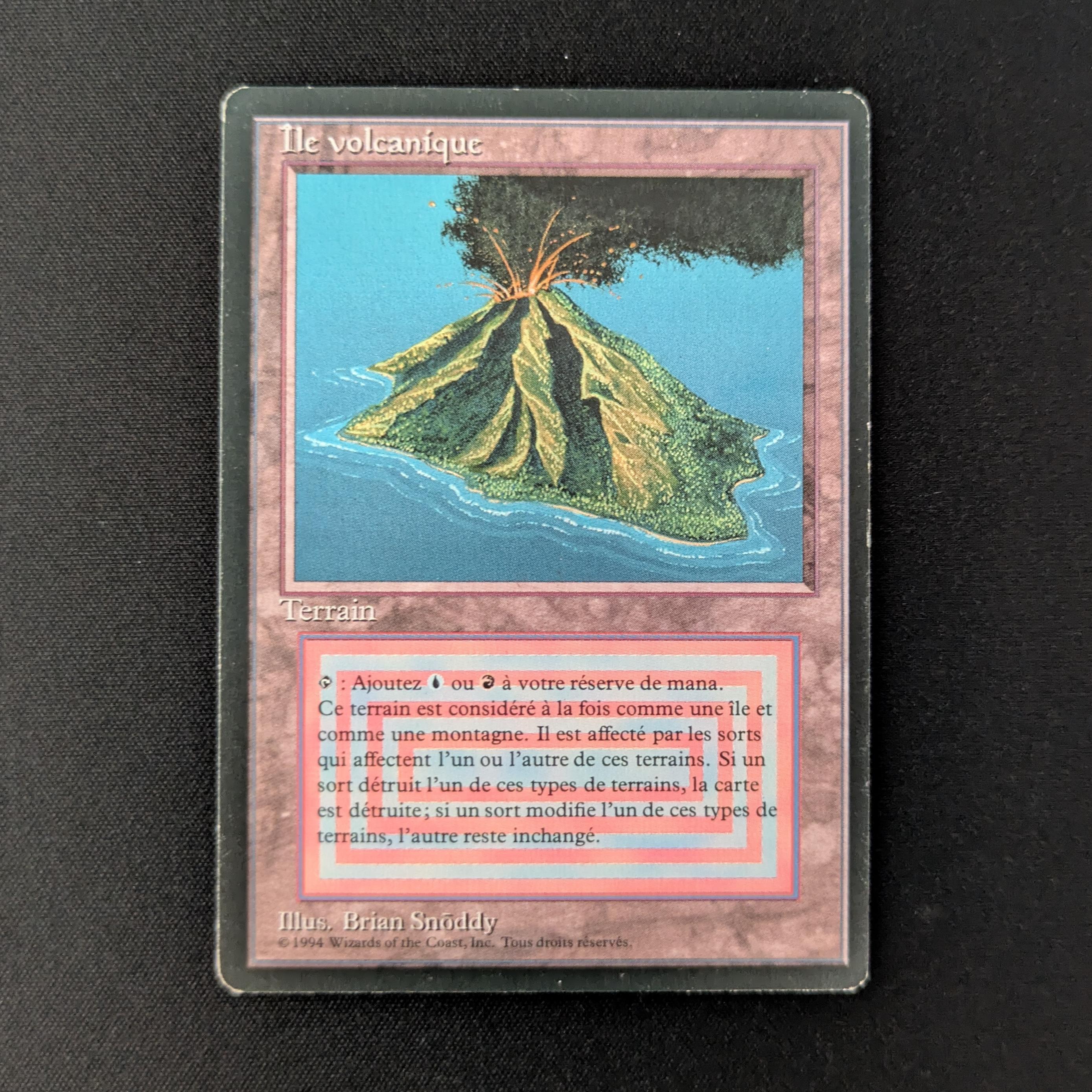 MTG Singles - Volcanic Island - Foreign Black Bordered - 