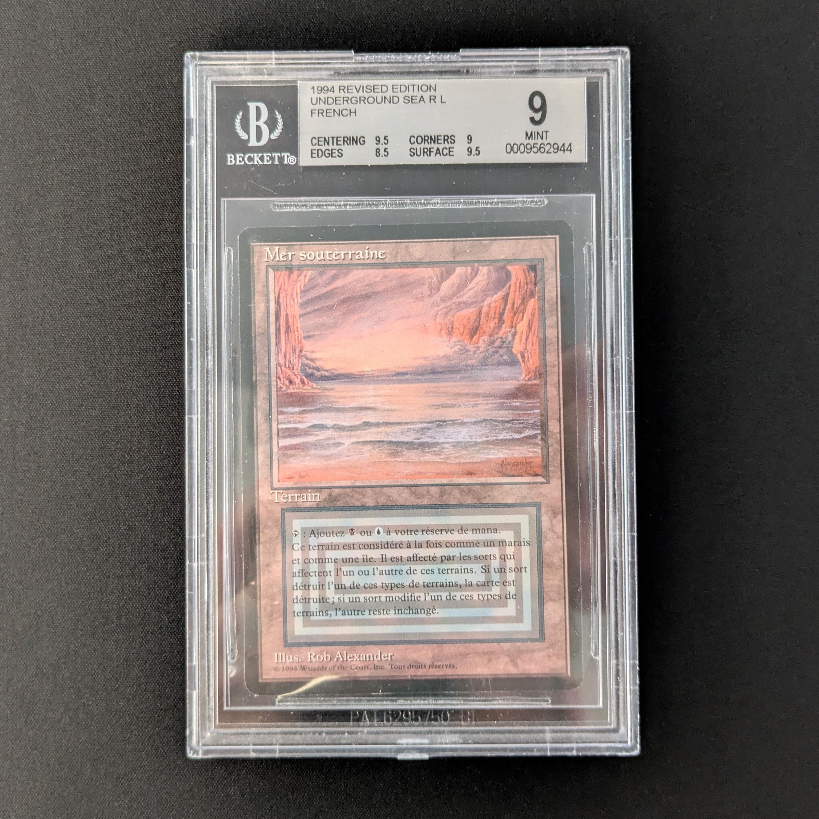 MTG Singles - Underground Sea - Foreign Black Bordered - French - BGS 9 - 27551