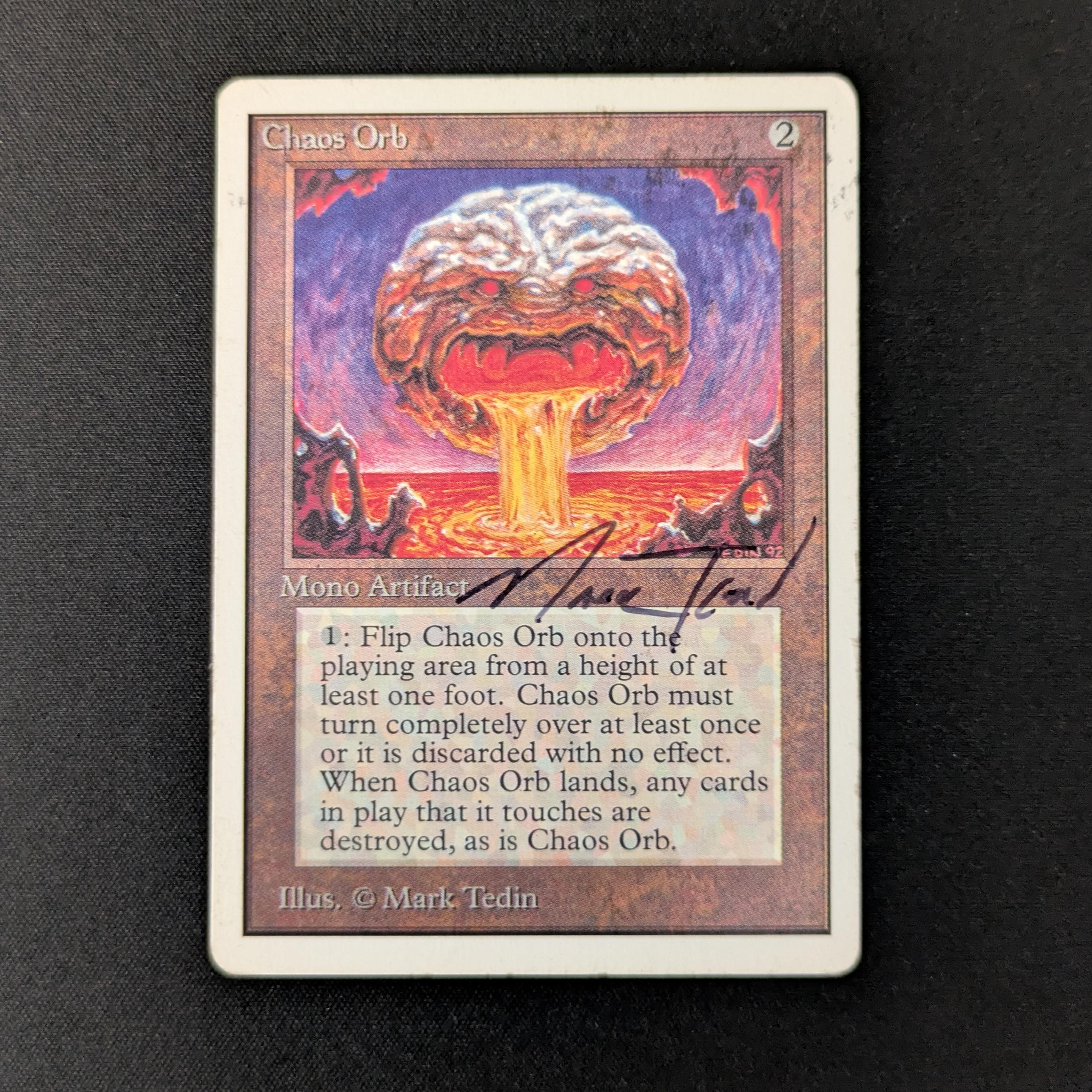 MTG Singles - Chaos Orb - Unlimited - PL - SIGNED - 27580