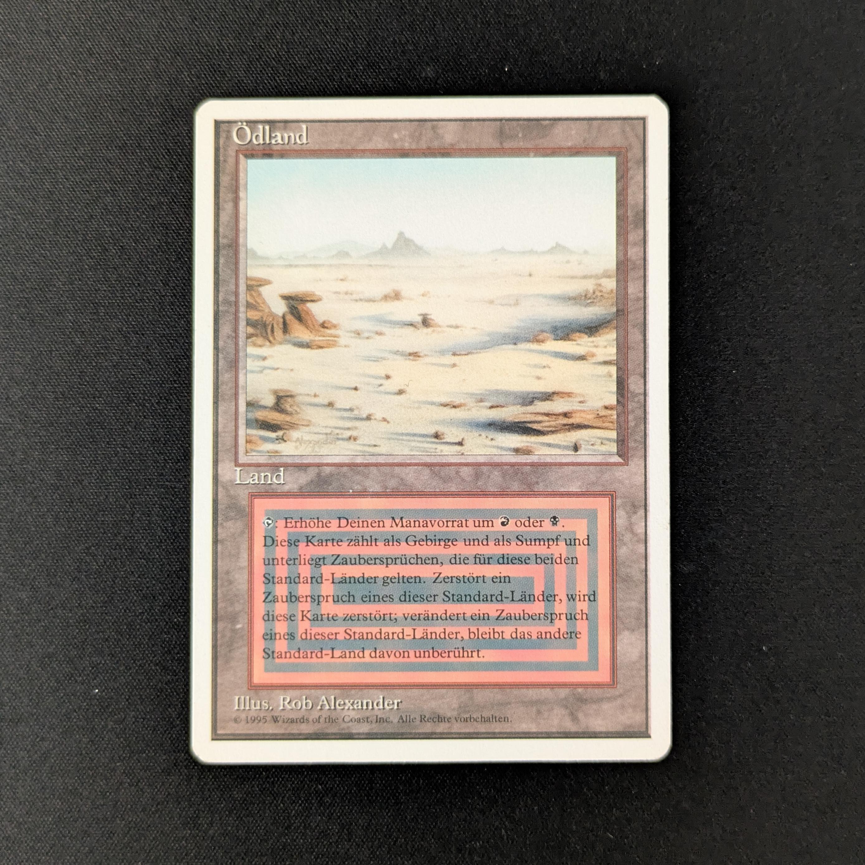 MTG Singles - Badlands - Foreign White Bordered - German - GD - 27609