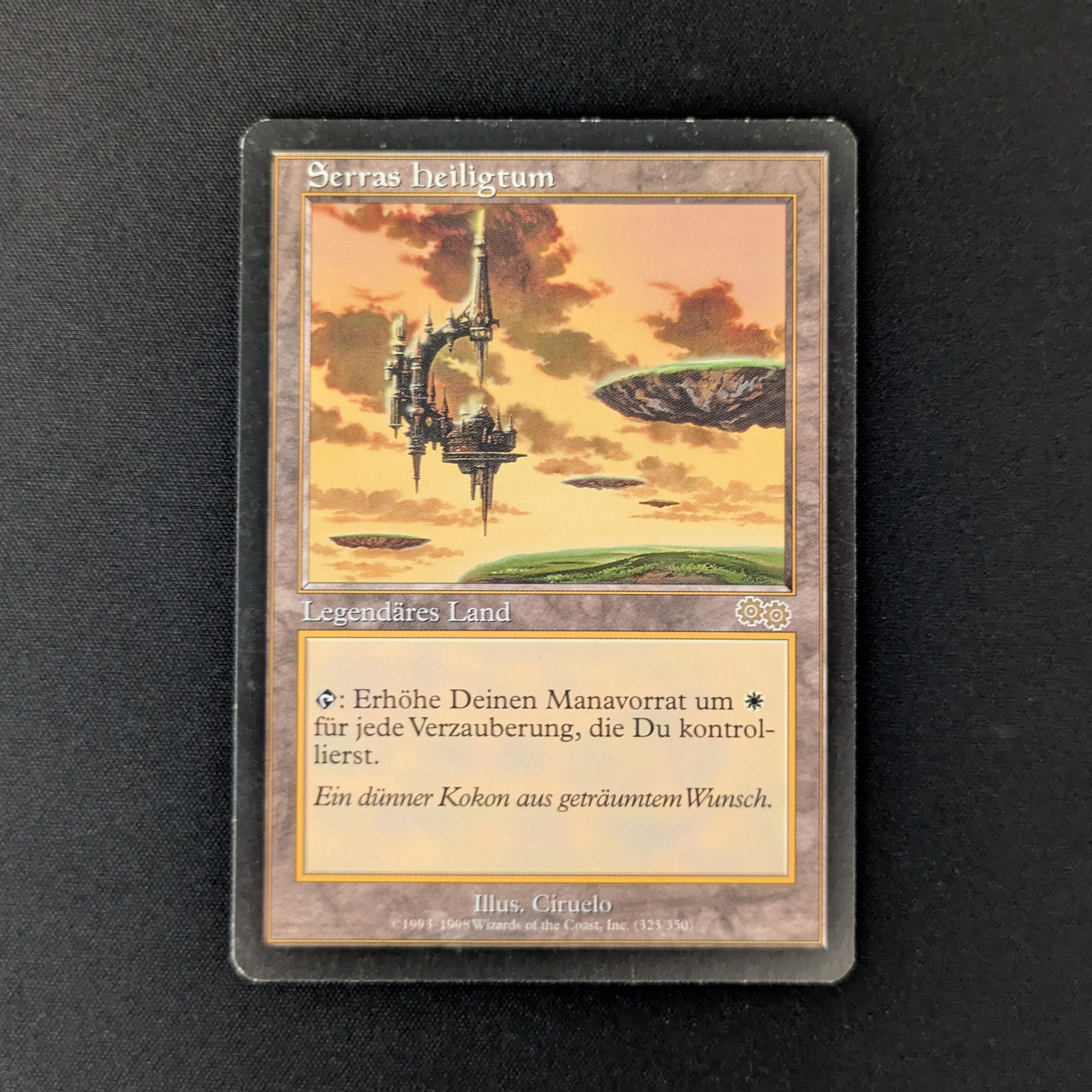 MTG Singles - Serra's Sanctum - Urza's Saga - German - GD - 27625
