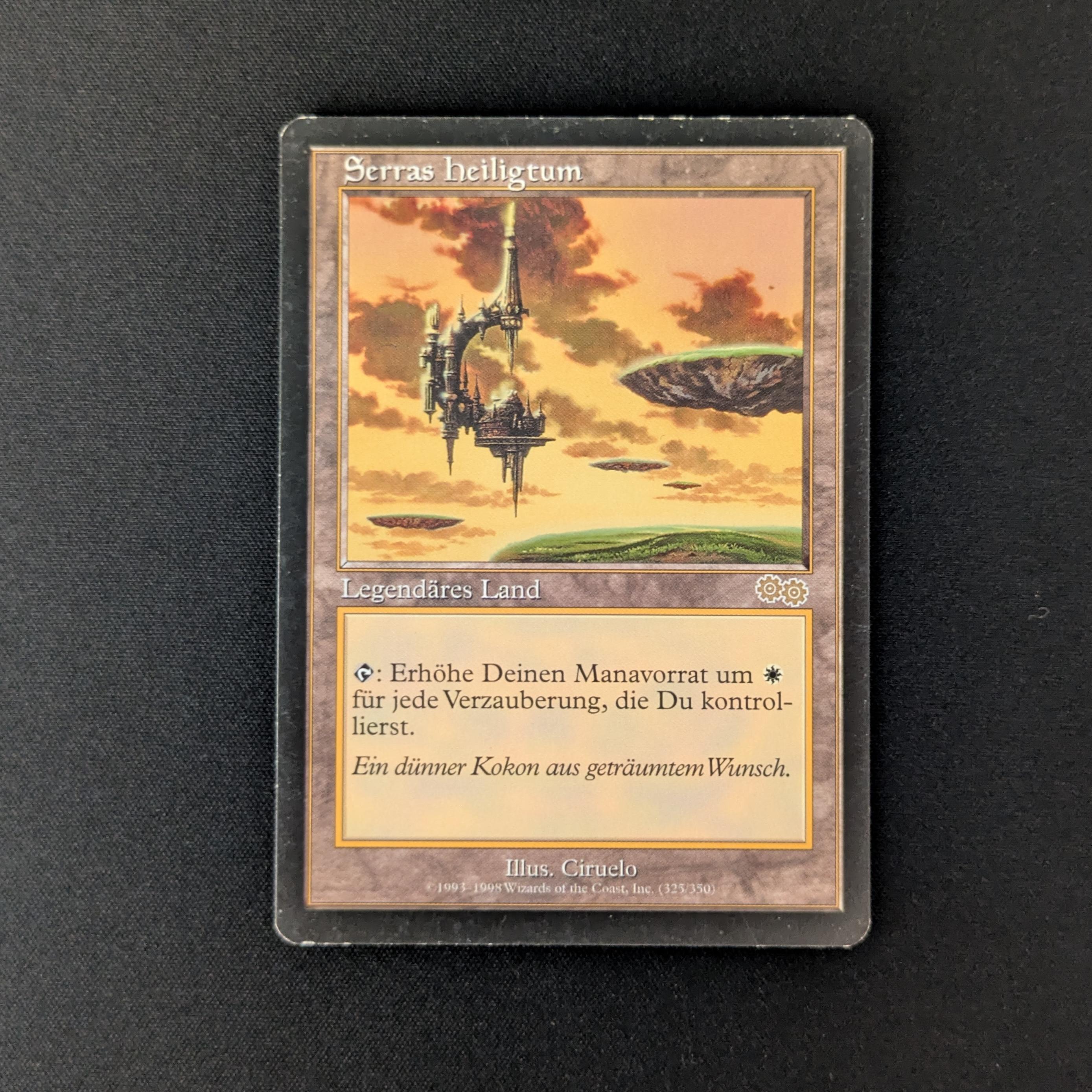 MTG Singles - Serra's Sanctum - Urza's Saga - German - LP - 27626