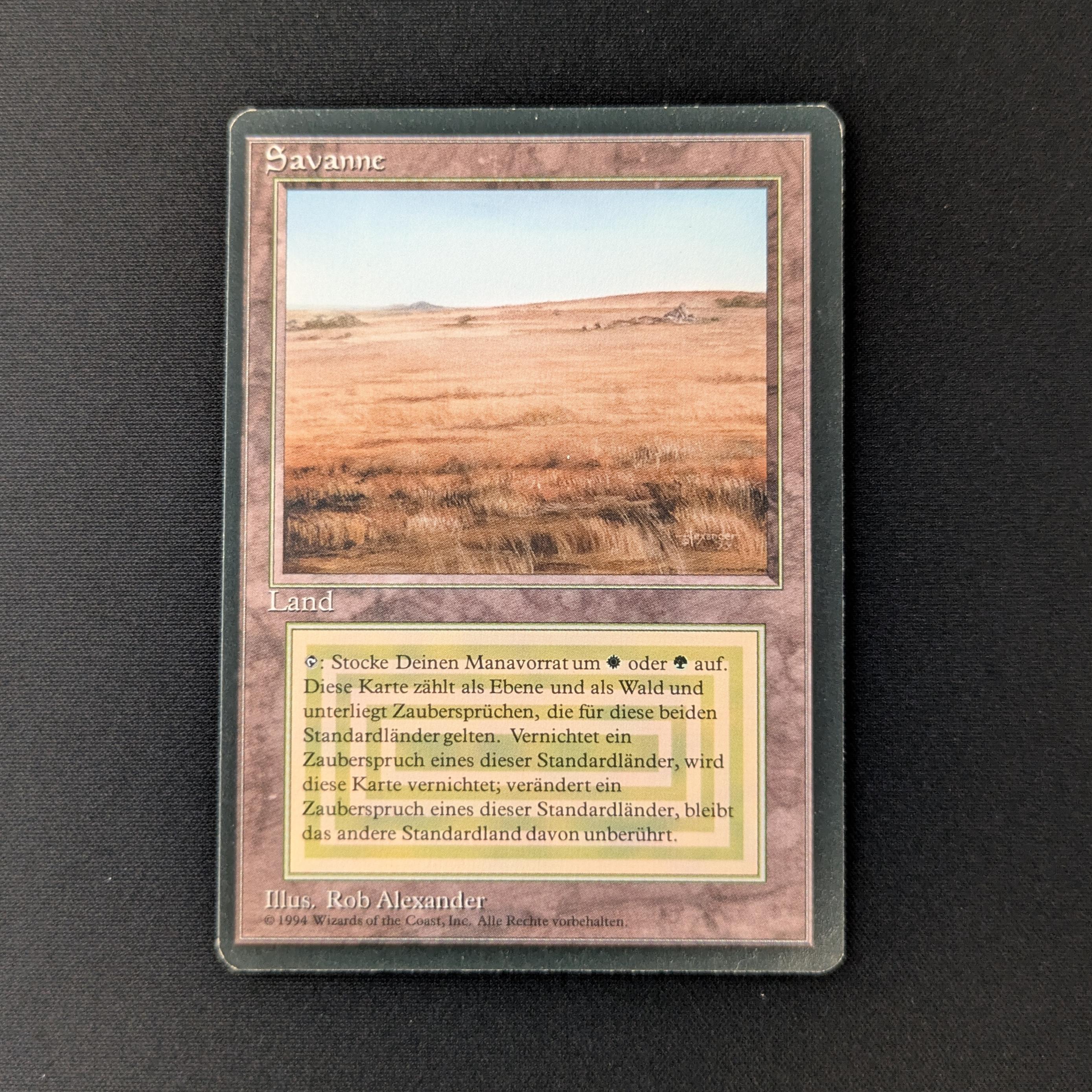 MTG Singles - Savannah - Foreign Black Bordered - German - EX - 27702