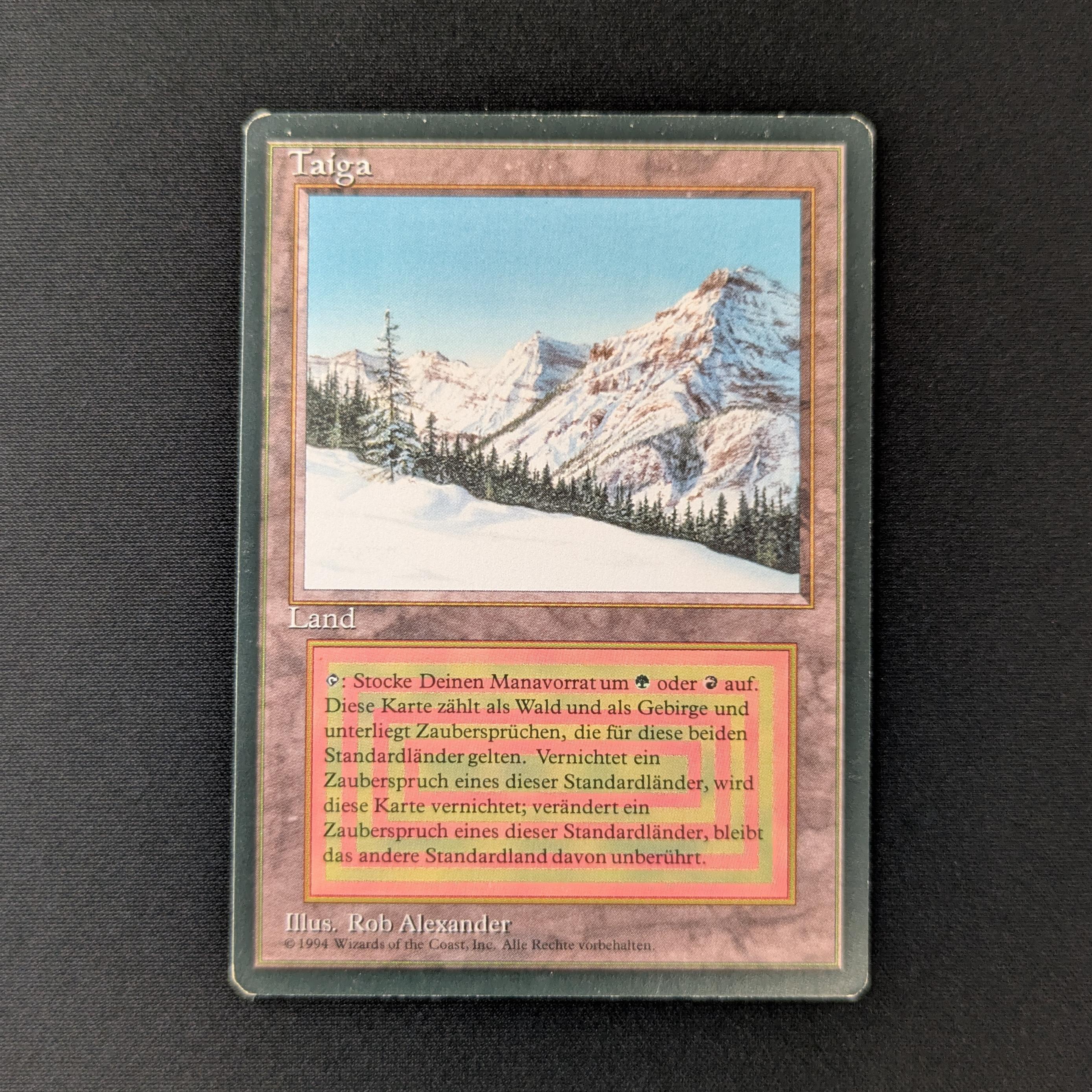 MTG Singles - Taiga - Foreign Black Bordered - German - EX - 27712