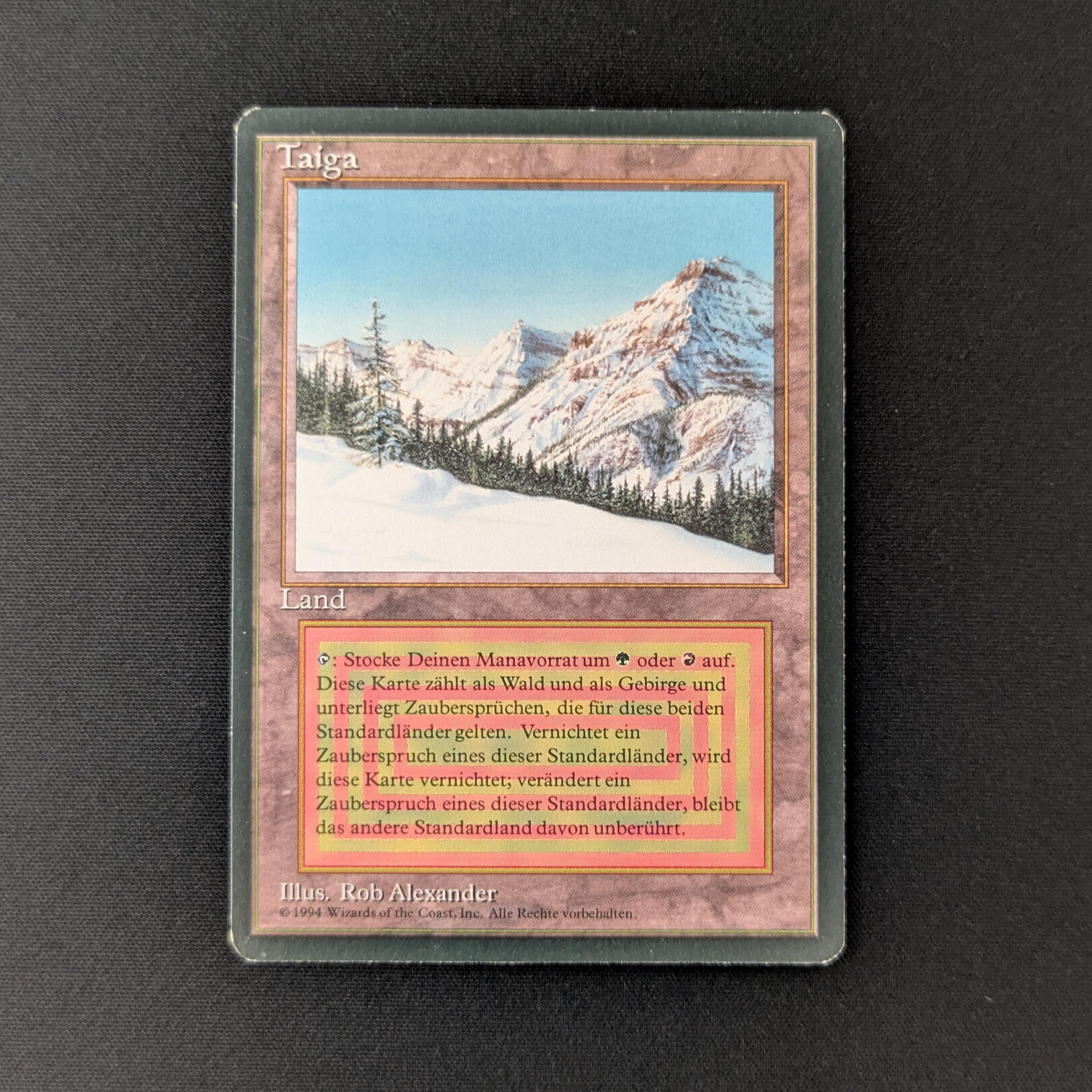 MTG Singles - Taiga - Foreign Black Bordered - German - EX - 27713