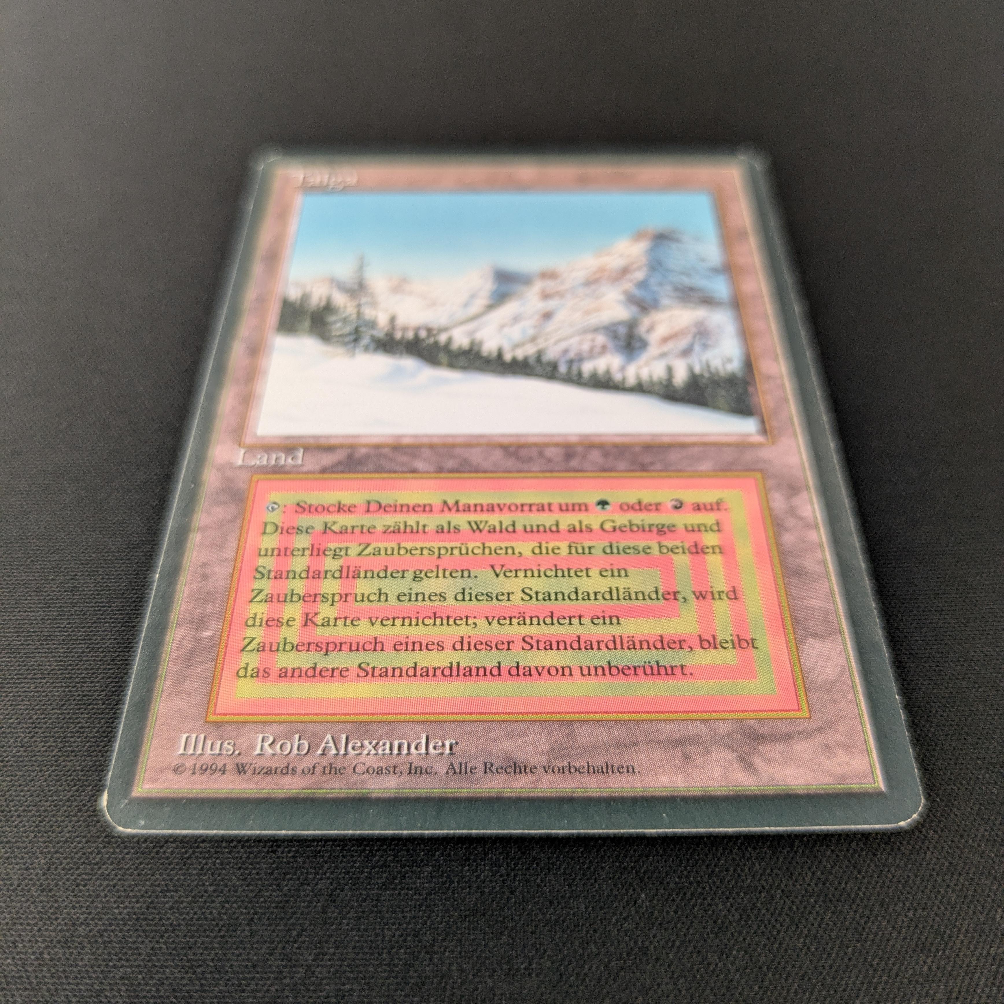 MTG Singles - Taiga - Foreign Black Bordered - 