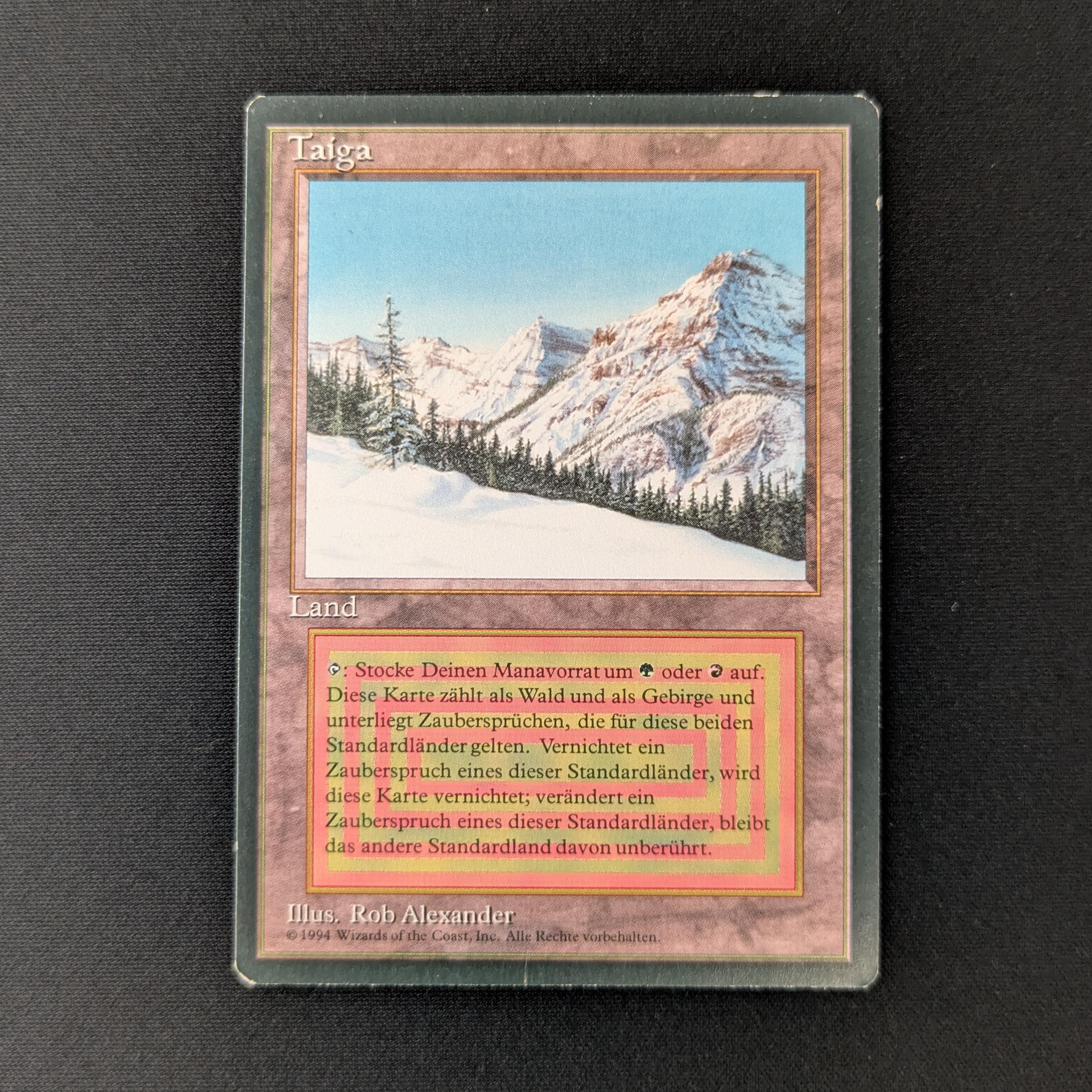 MTG Singles - Taiga - Foreign Black Bordered - German - GD - 27714