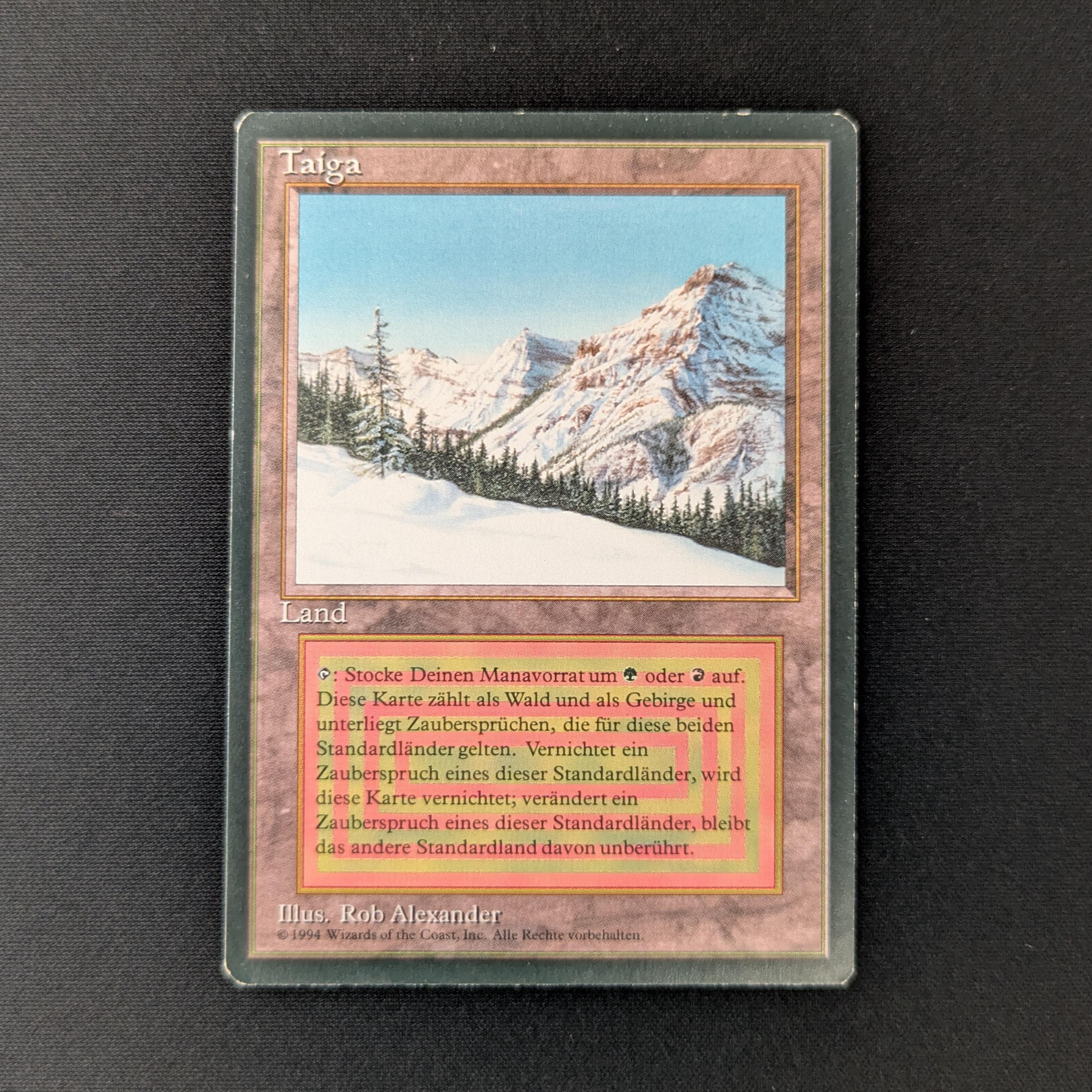 MTG Singles - Taiga - Foreign Black Bordered - German - GD - 27715