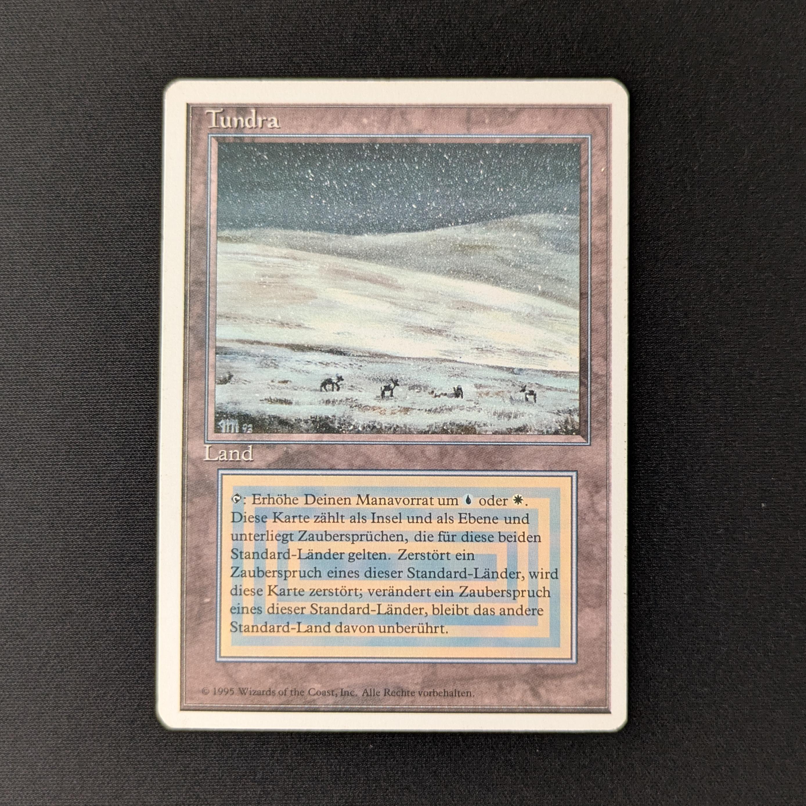 MTG Singles - Tundra - Foreign White Bordered - German - LP - BENT - 27741