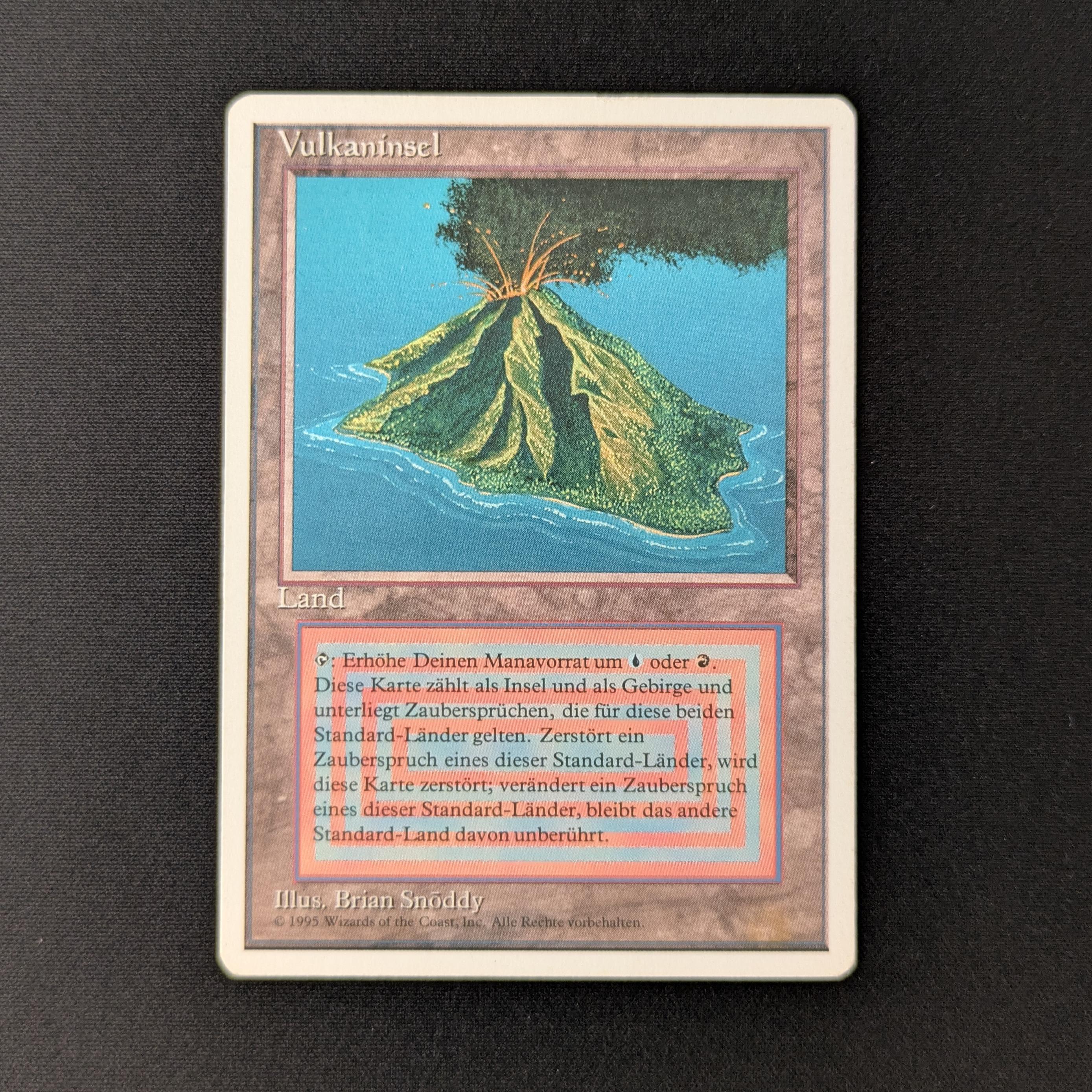 MTG Singles - Volcanic Island - Foreign White Bordered - German - LP - 27742