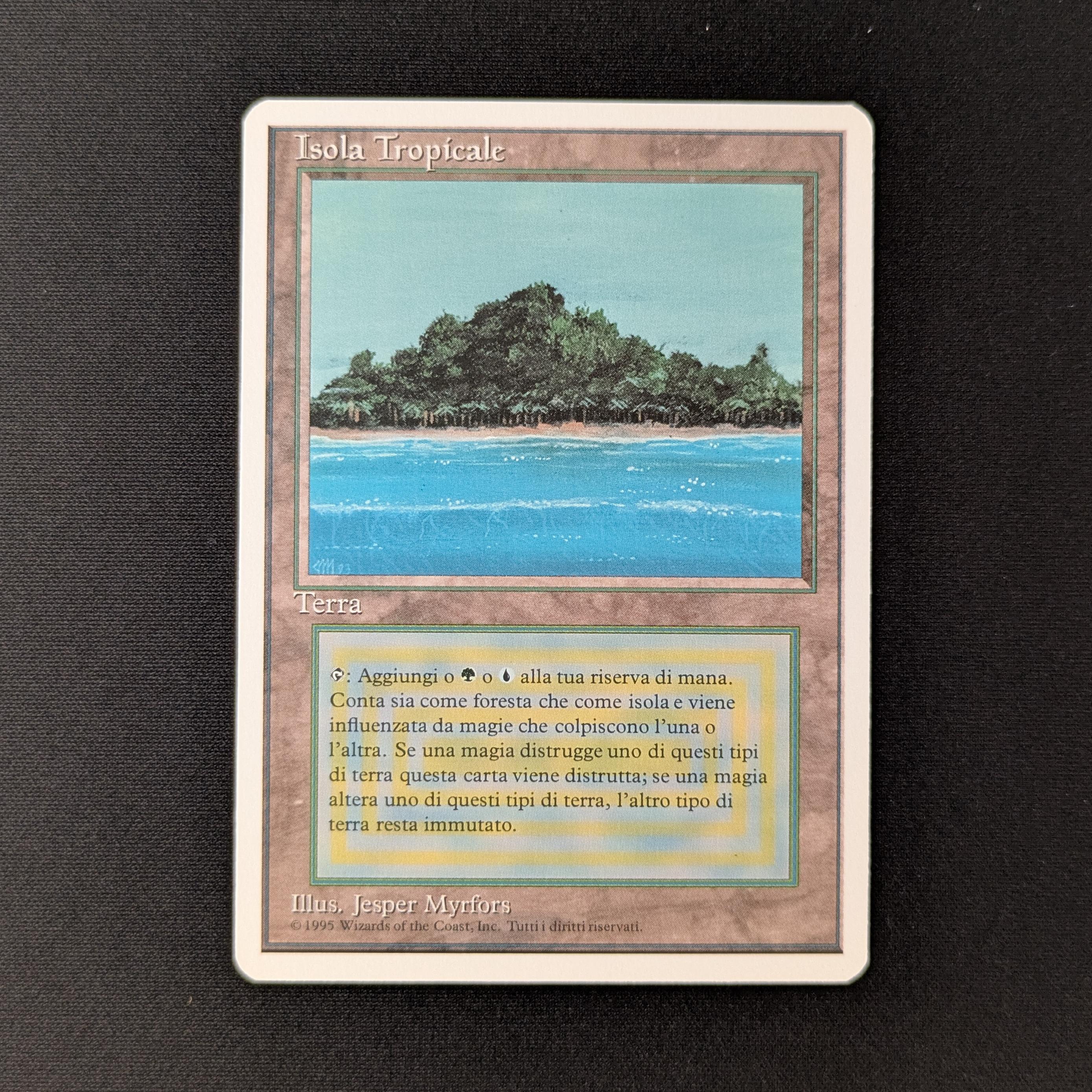 MTG Singles - Tropical Island - Foreign White Bordered - Italian - NM - 27746