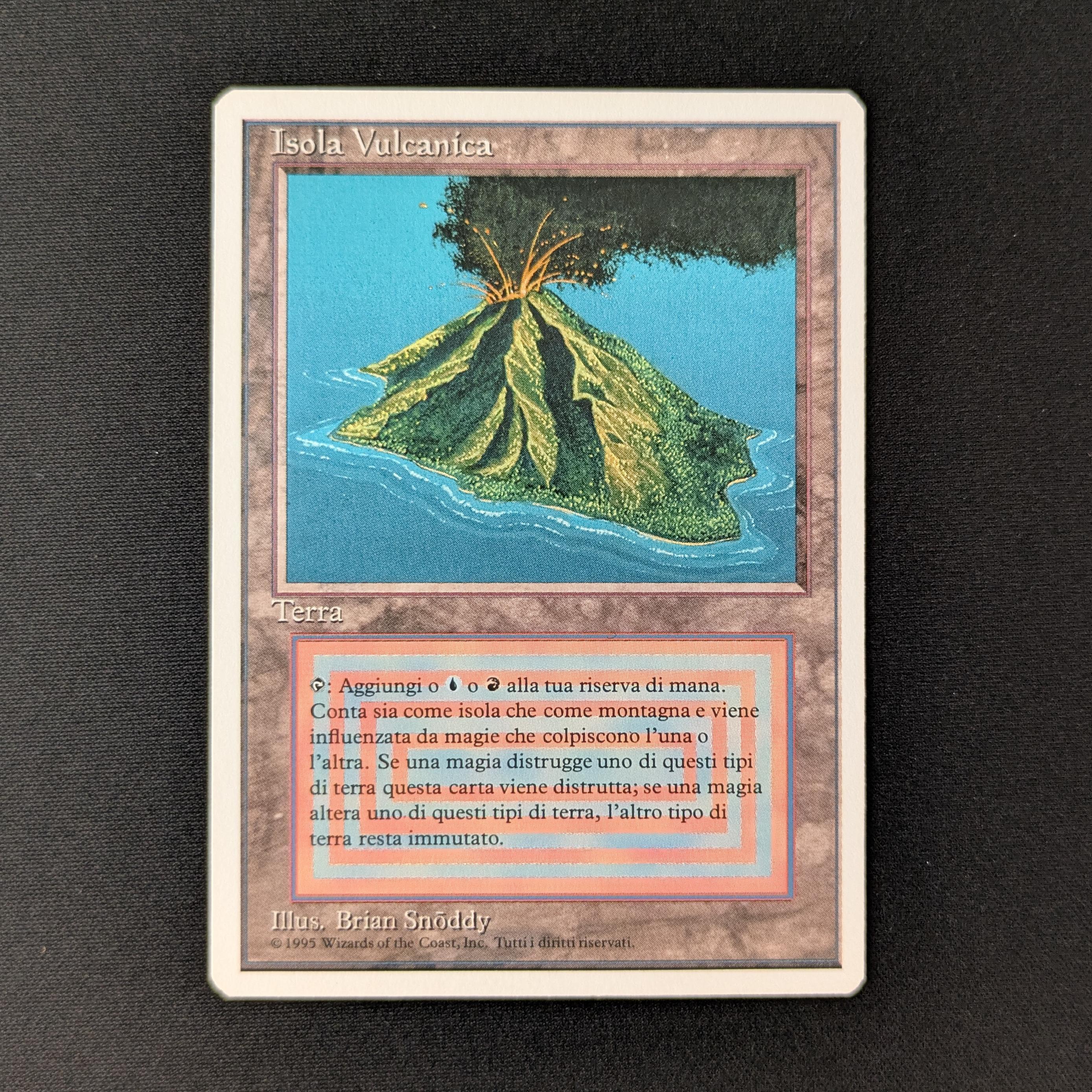 MTG Singles - Volcanic Island - Foreign White Bordered - Italian - NM - 27747