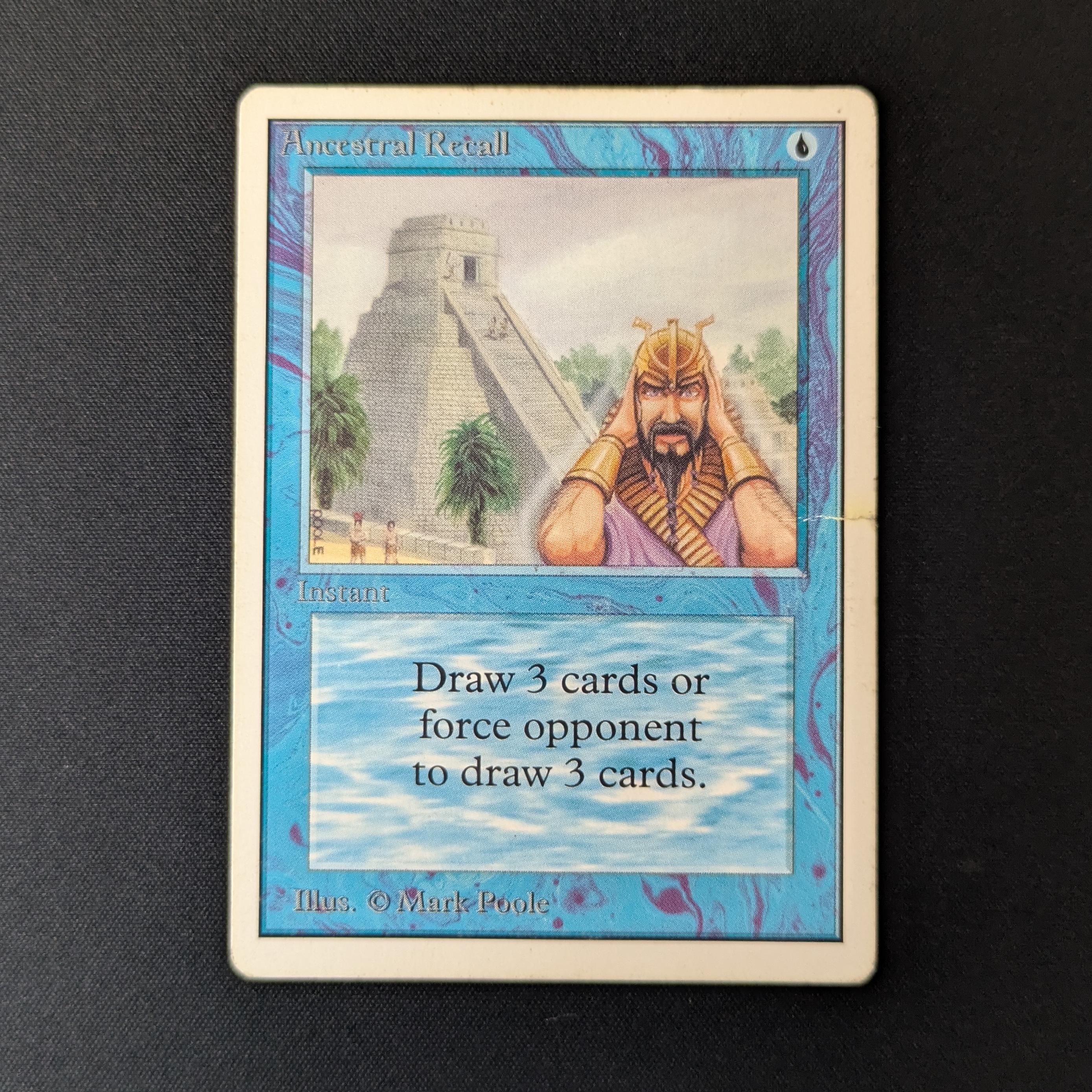 MTG Singles - Ancestral Recall - Unlimited - PO - INKED - 27791