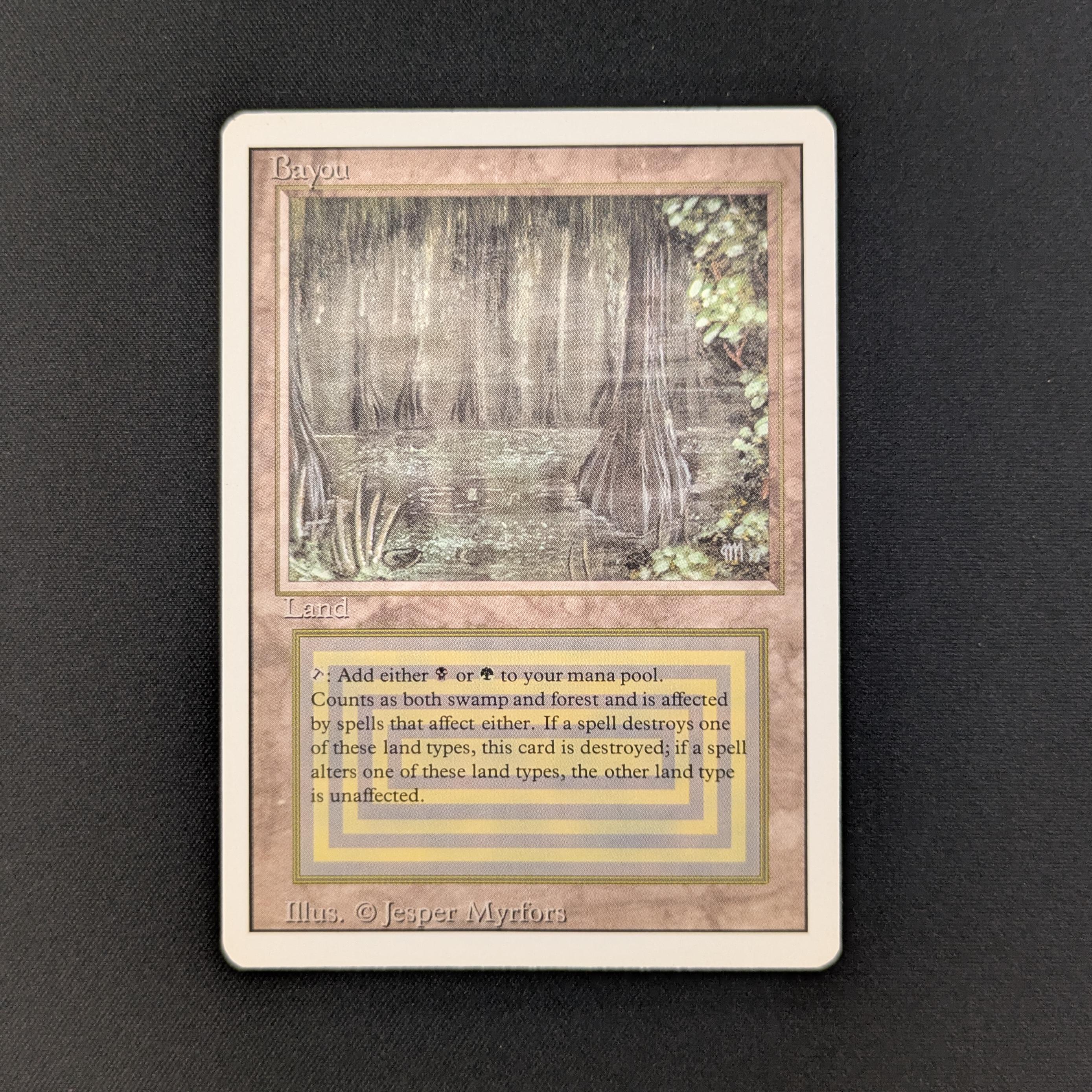 MTG Singles - Bayou - Revised - EX - 27825