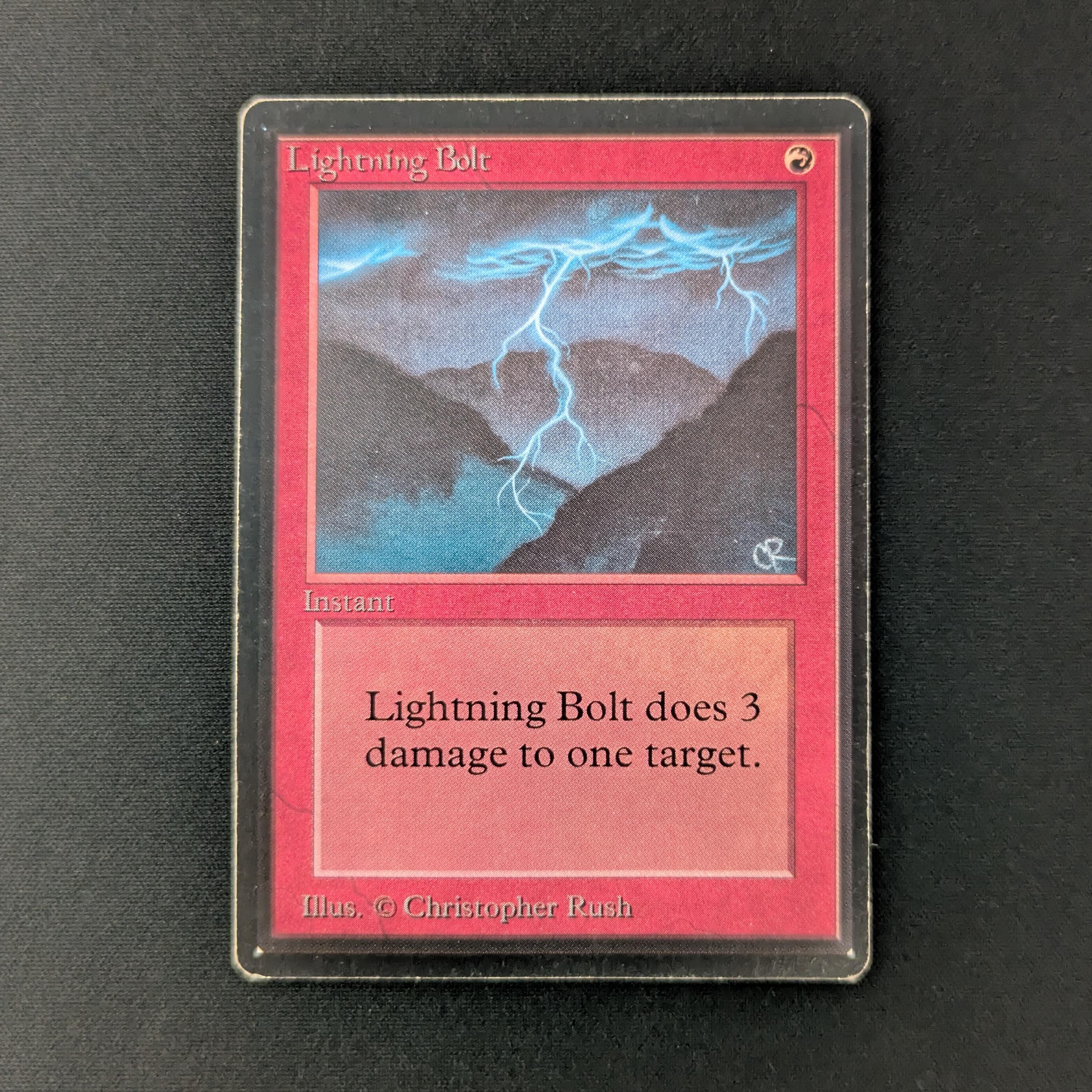 MTG Singles - Lightning Bolt - Beta - LP - 27881