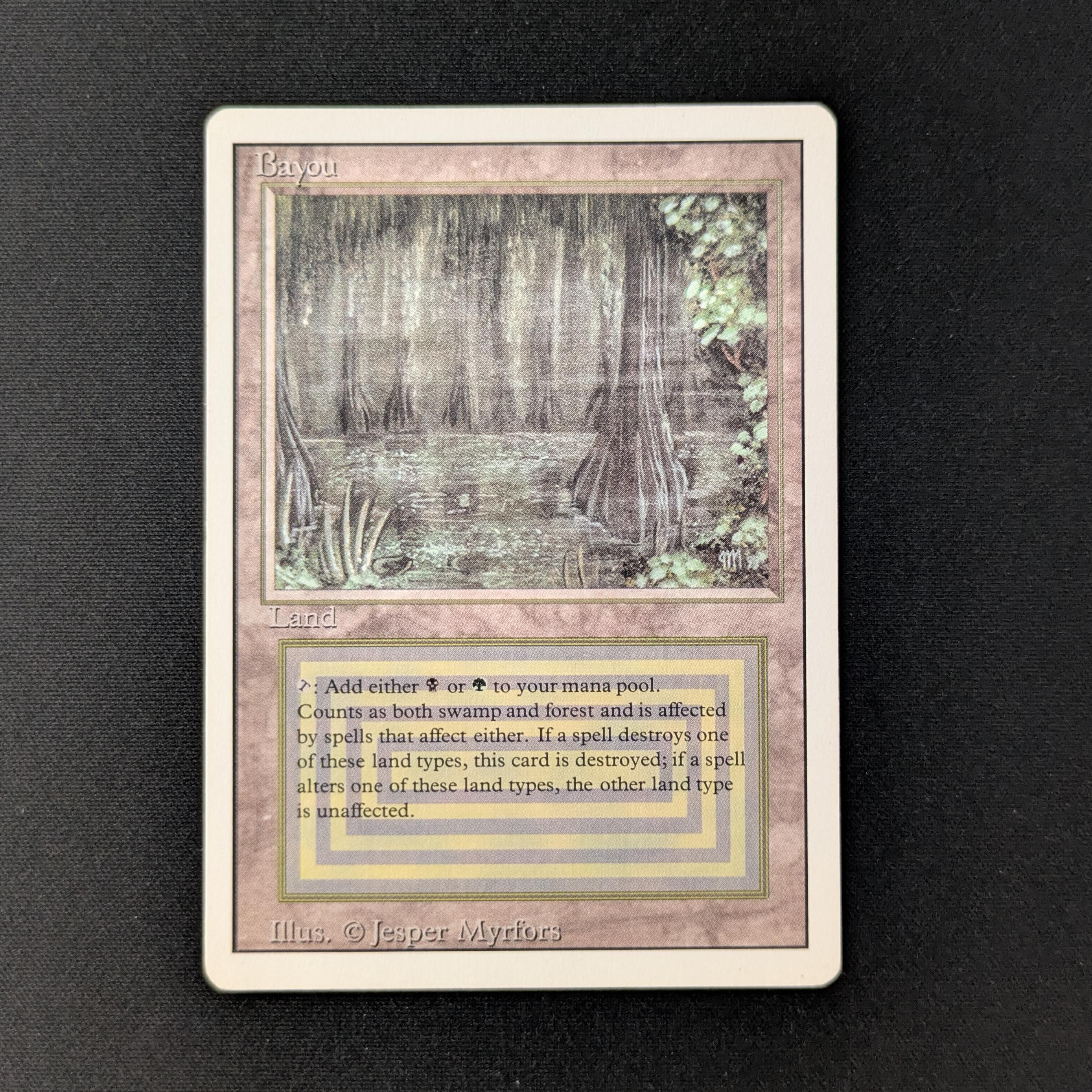 MTG Singles - Bayou - Revised - GD - 27895