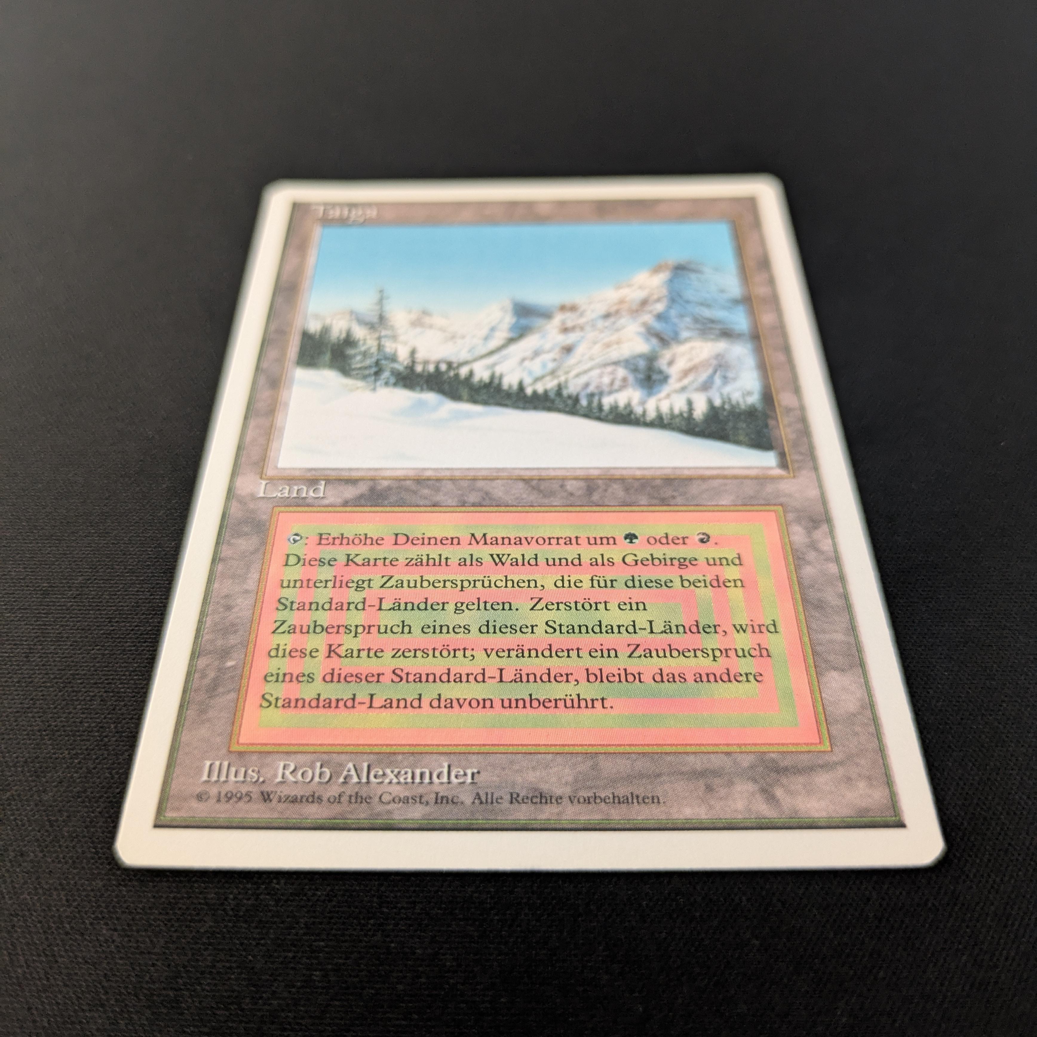 MTG Singles - Taiga - Foreign White Bordered - 