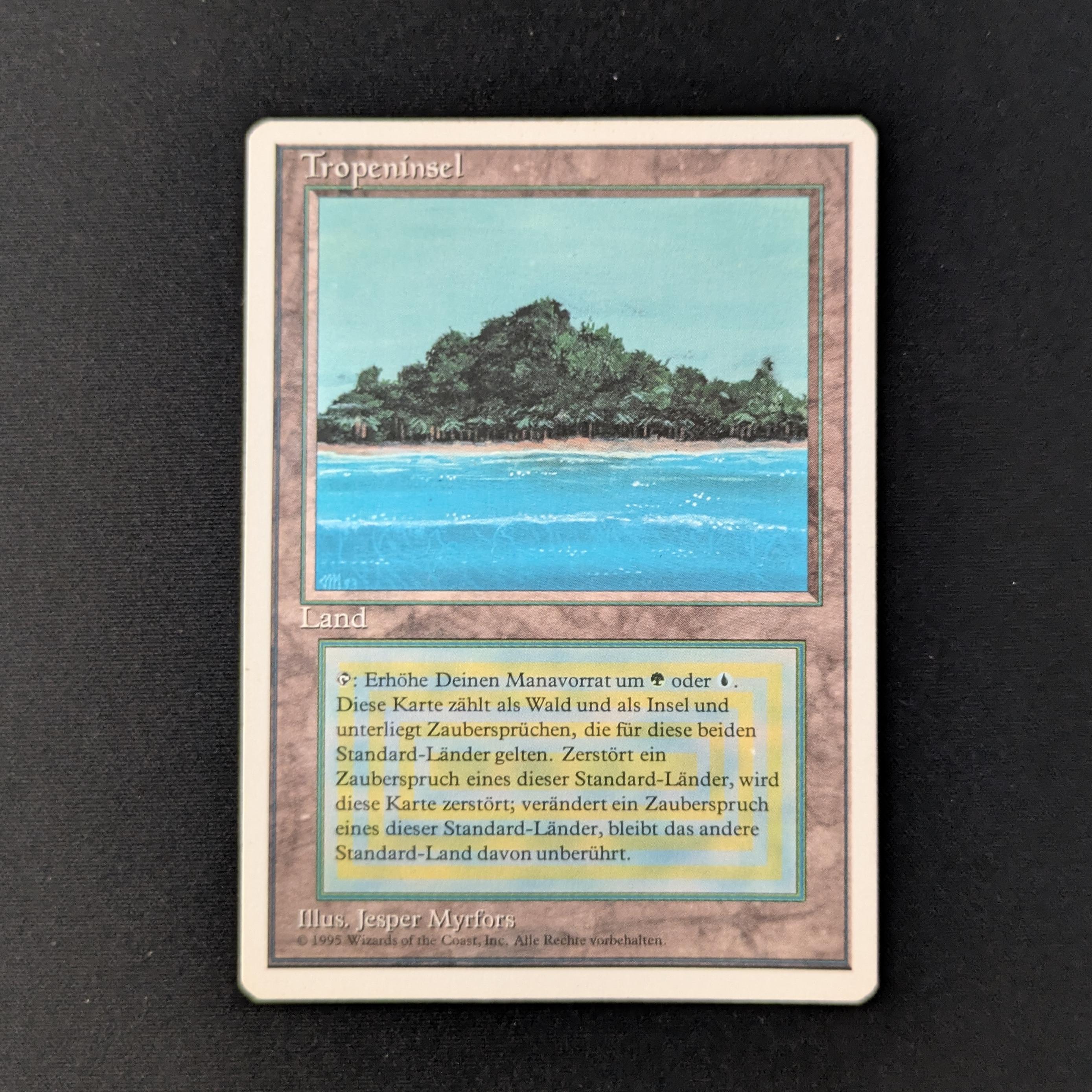 MTG Singles - Tropical Island - Foreign White Bordered - 