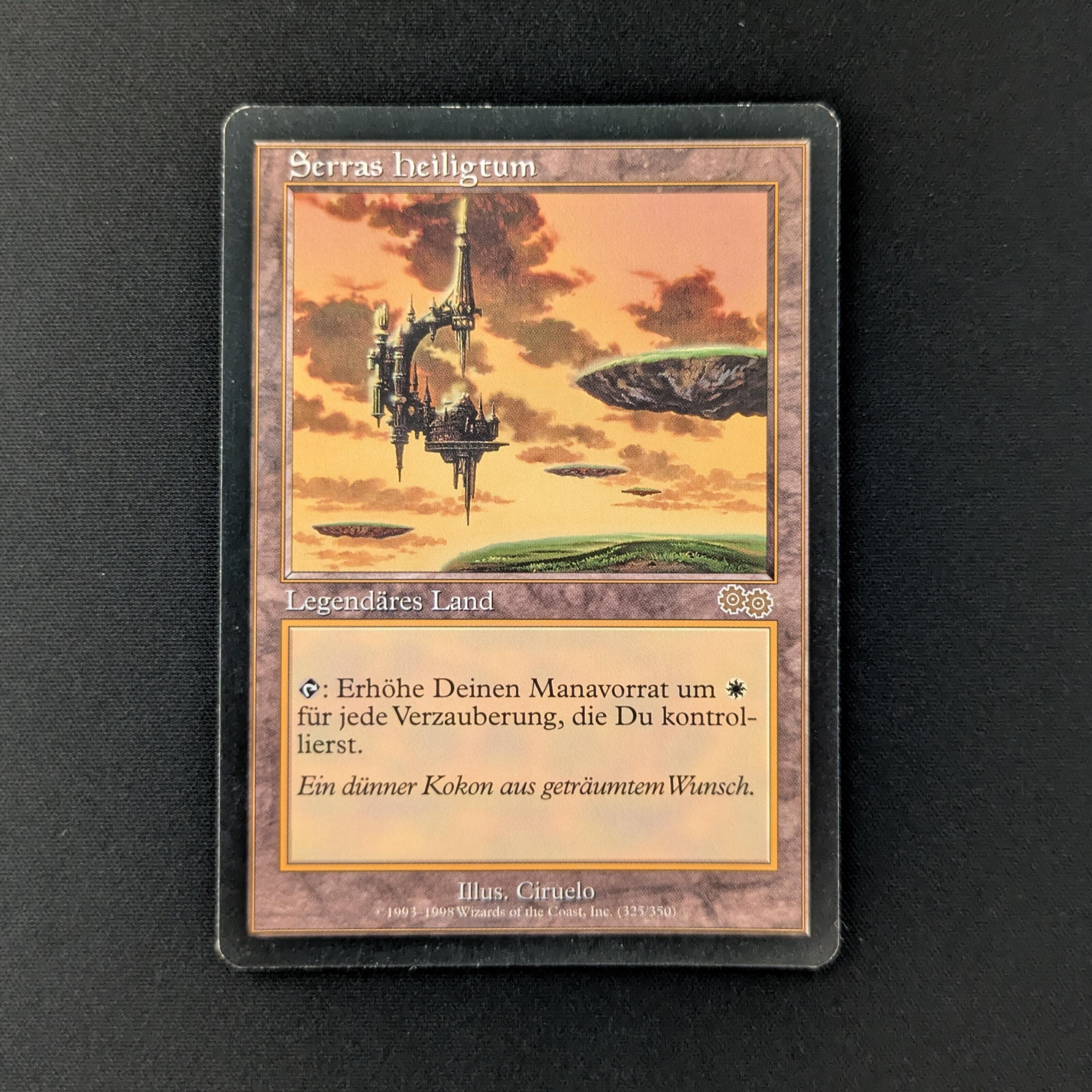 MTG Singles - Serra's Sanctum - Urza's Saga - German - GD - DENT - 27960