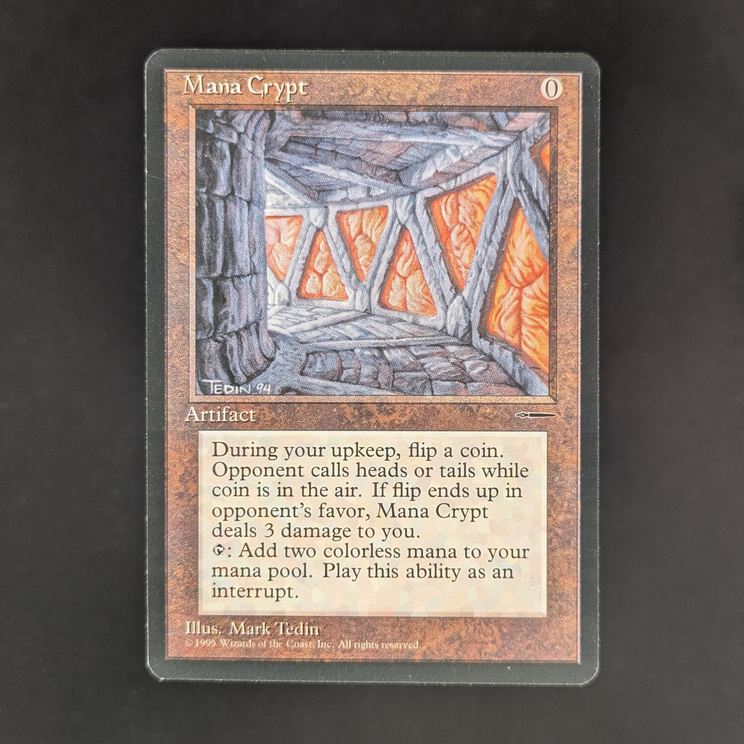 MTG Singles - Mana Crypt (Book Insert) - Harper Prism Promos - GD - 