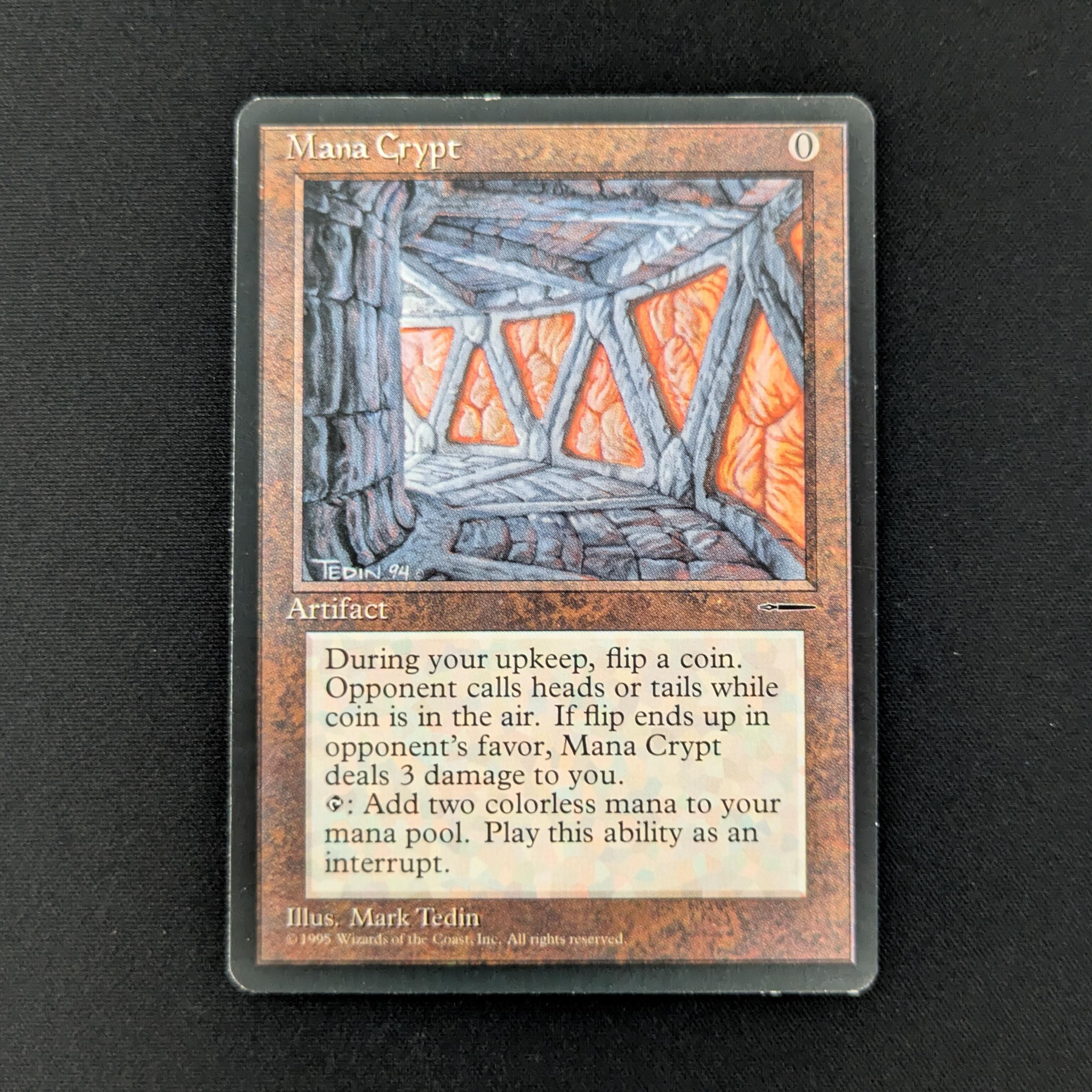 MTG Singles - Mana Crypt (Book Insert) - Harper Prism Promos - GD - 