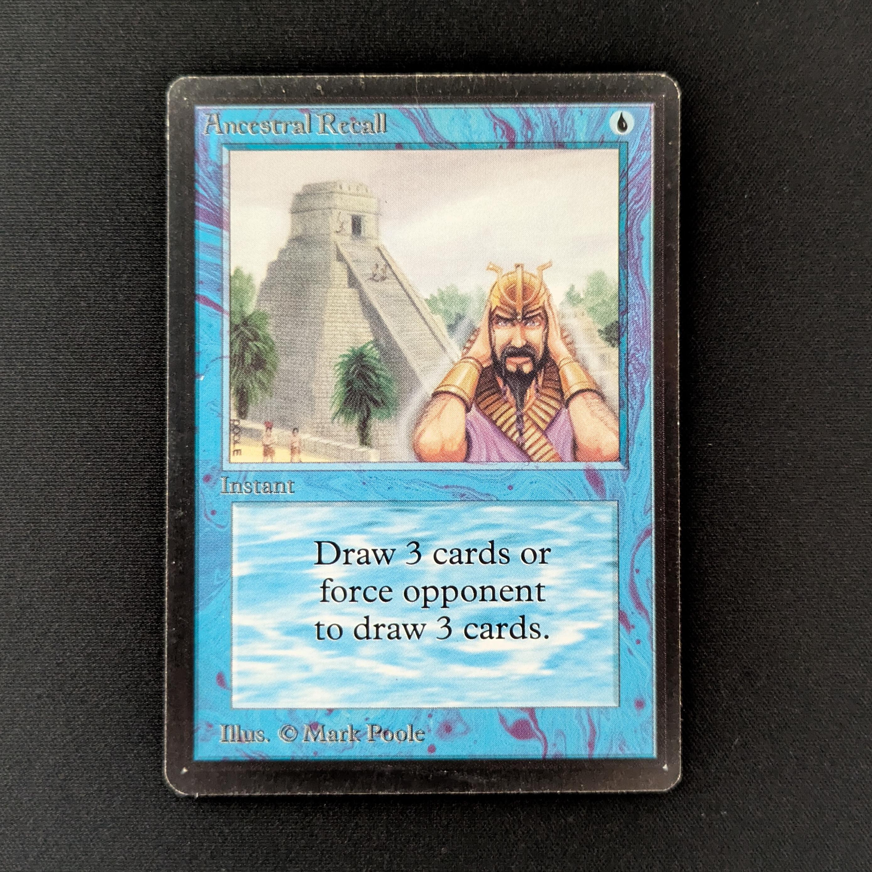 MTG Singles - Ancestral Recall - Beta - PO - 28077