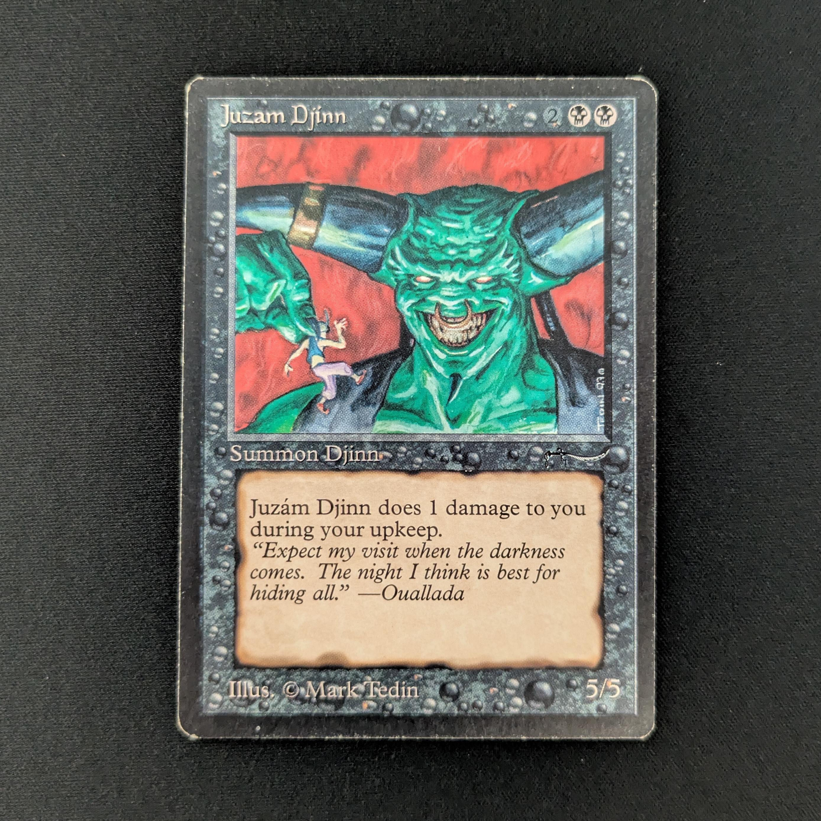 MTG Singles - Juzam Djinn - Arabian Nights - LP - 28103