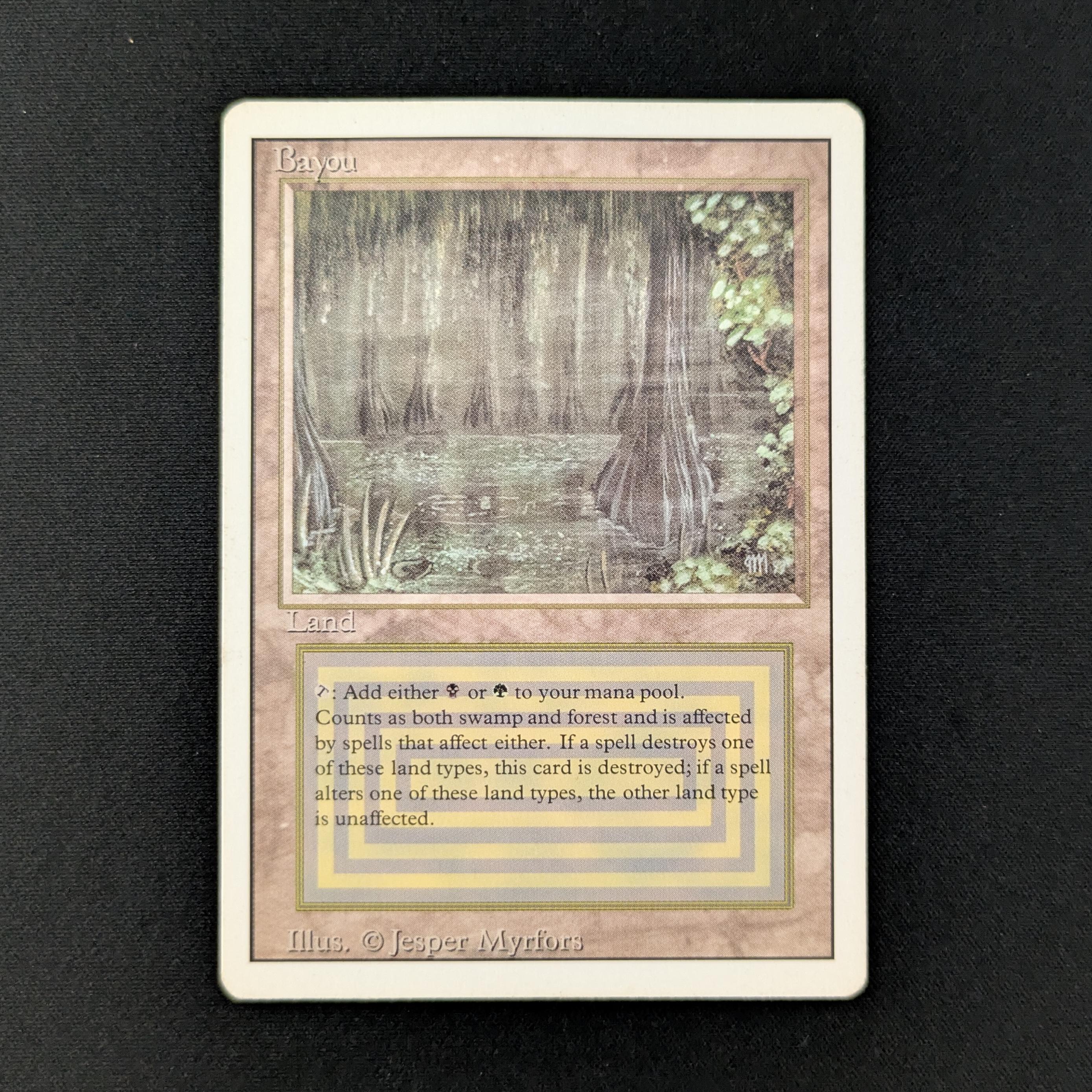 MTG Singles - Bayou - Revised - LP - 28126
