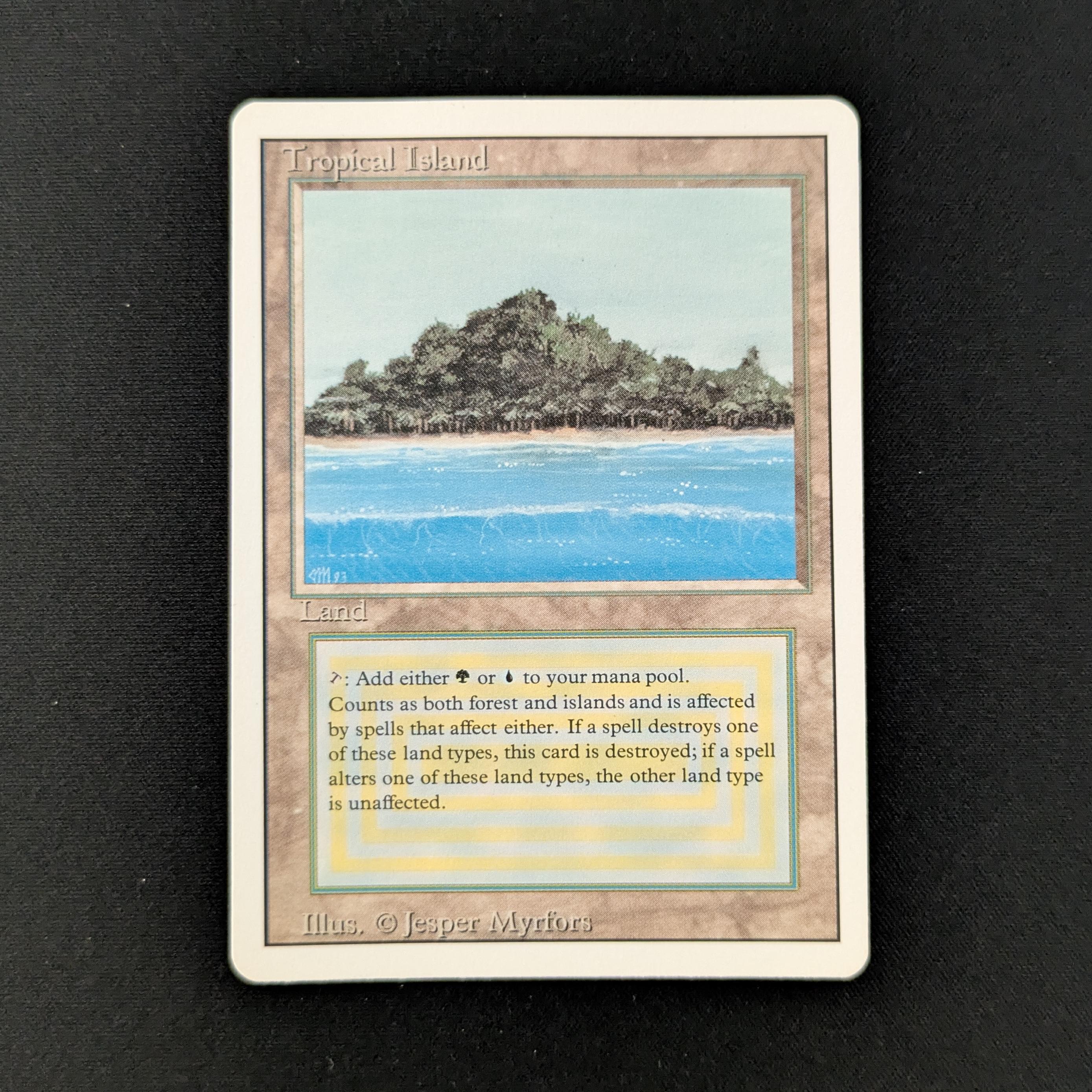 MTG Singles - Tropical Island - Revised - GD - DENT - 28142