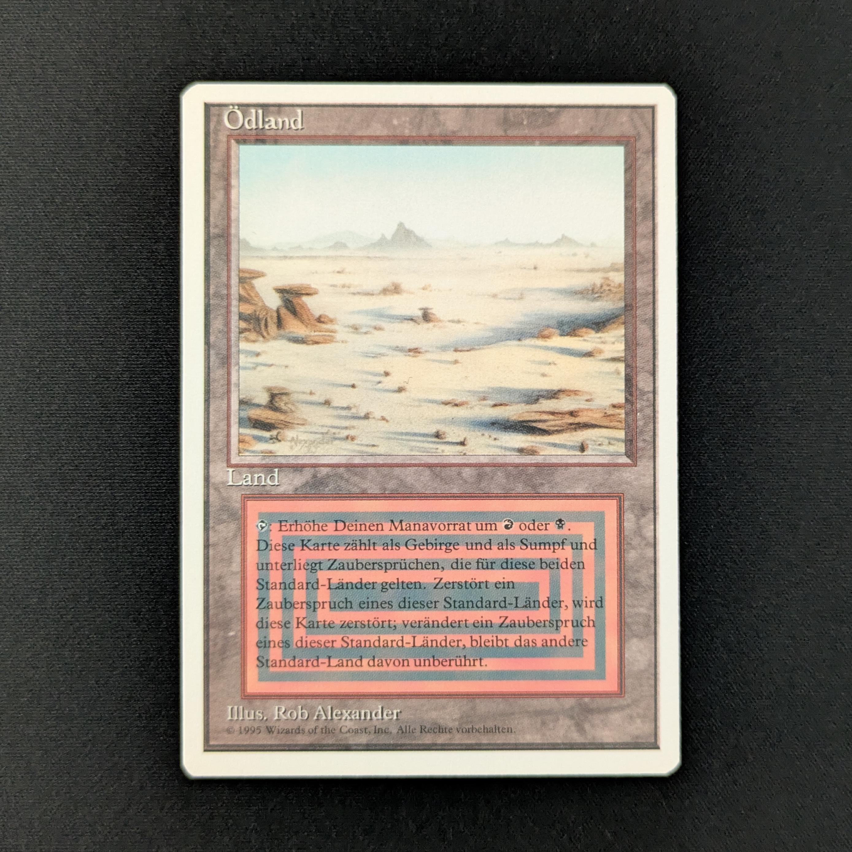 MTG Singles - Badlands - Foreign White Bordered - German - EX - 28152